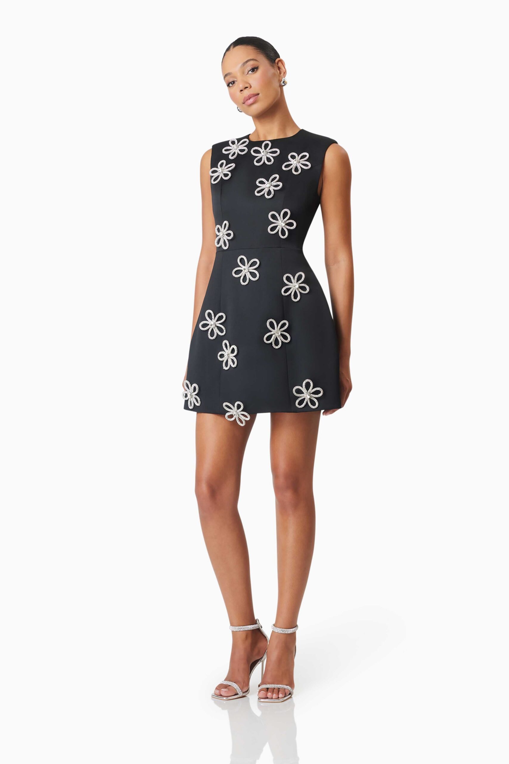 MAIARA DIAMANTE MINI DRESS BLACK