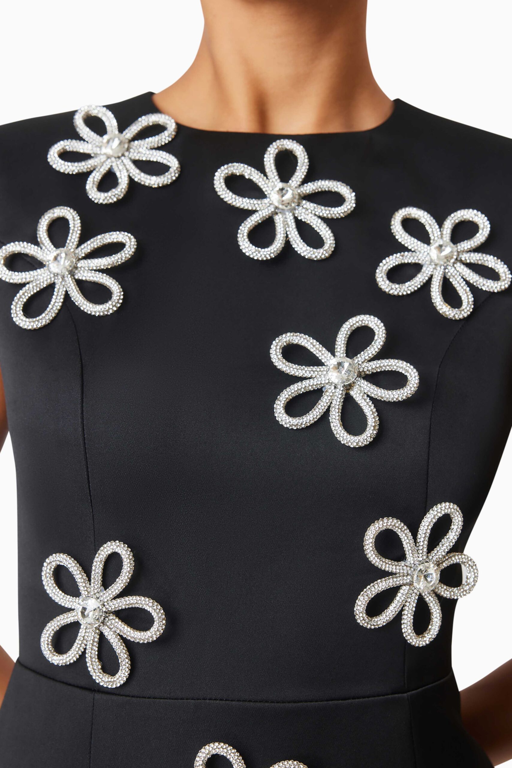 MAIARA DIAMANTE MINI DRESS BLACK
