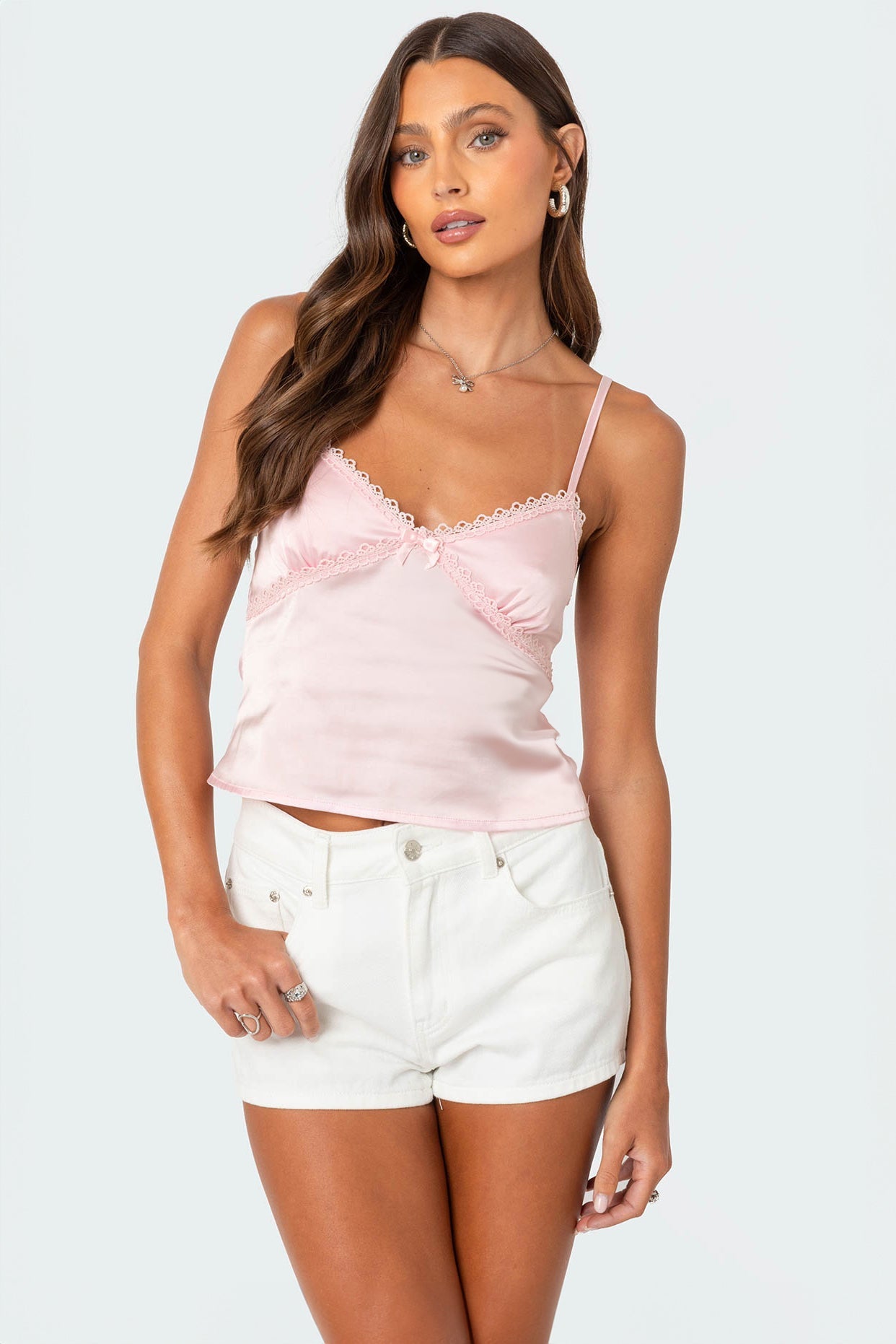 Edikted_Lookbook_07_01_202431128copy_7dc12597-e86c-43ec-a79b-f4a75c9bd687 IMANI SATIN TANK TOP FOR EVENING
