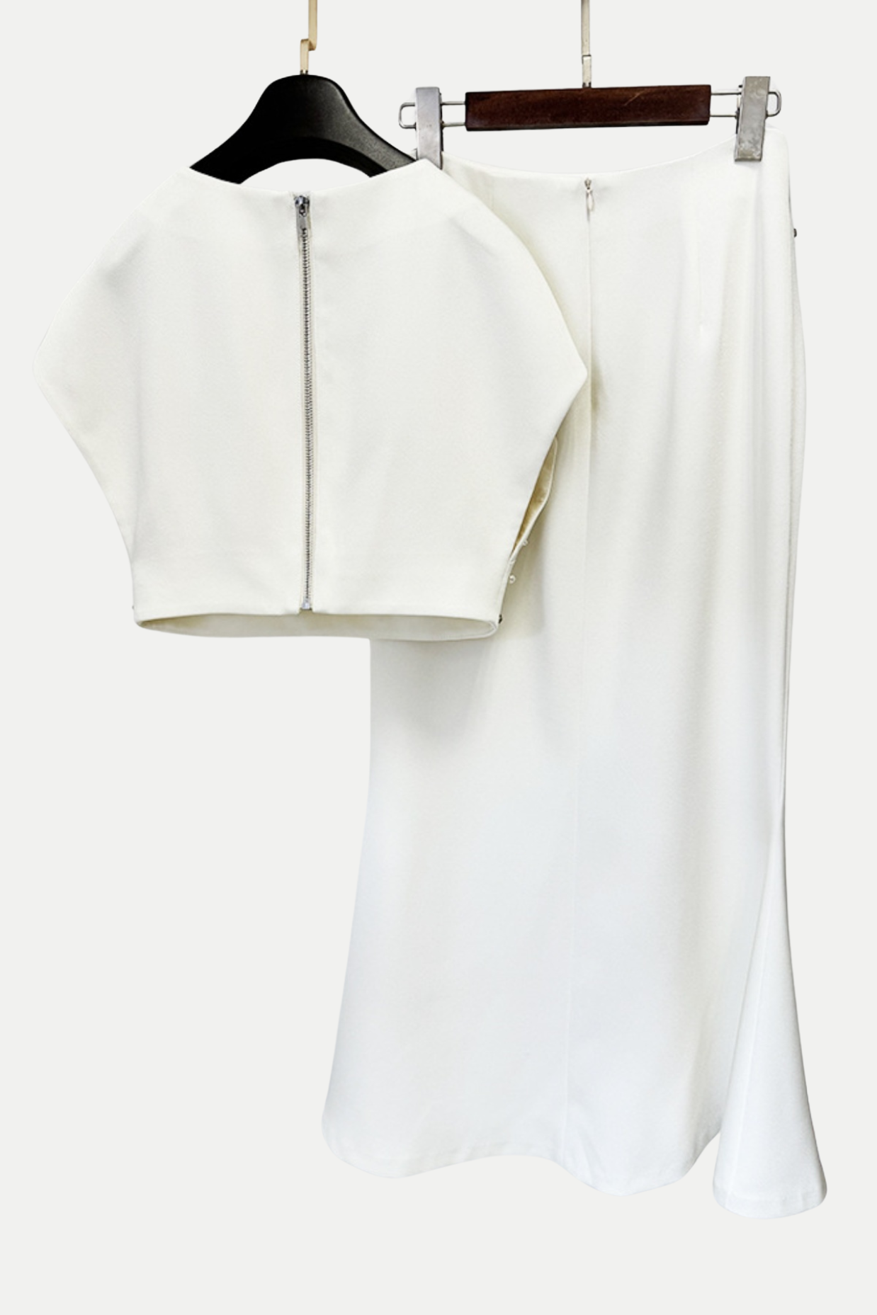 ELGINE SHELL EMBELLISHED TWO-PIECE SET