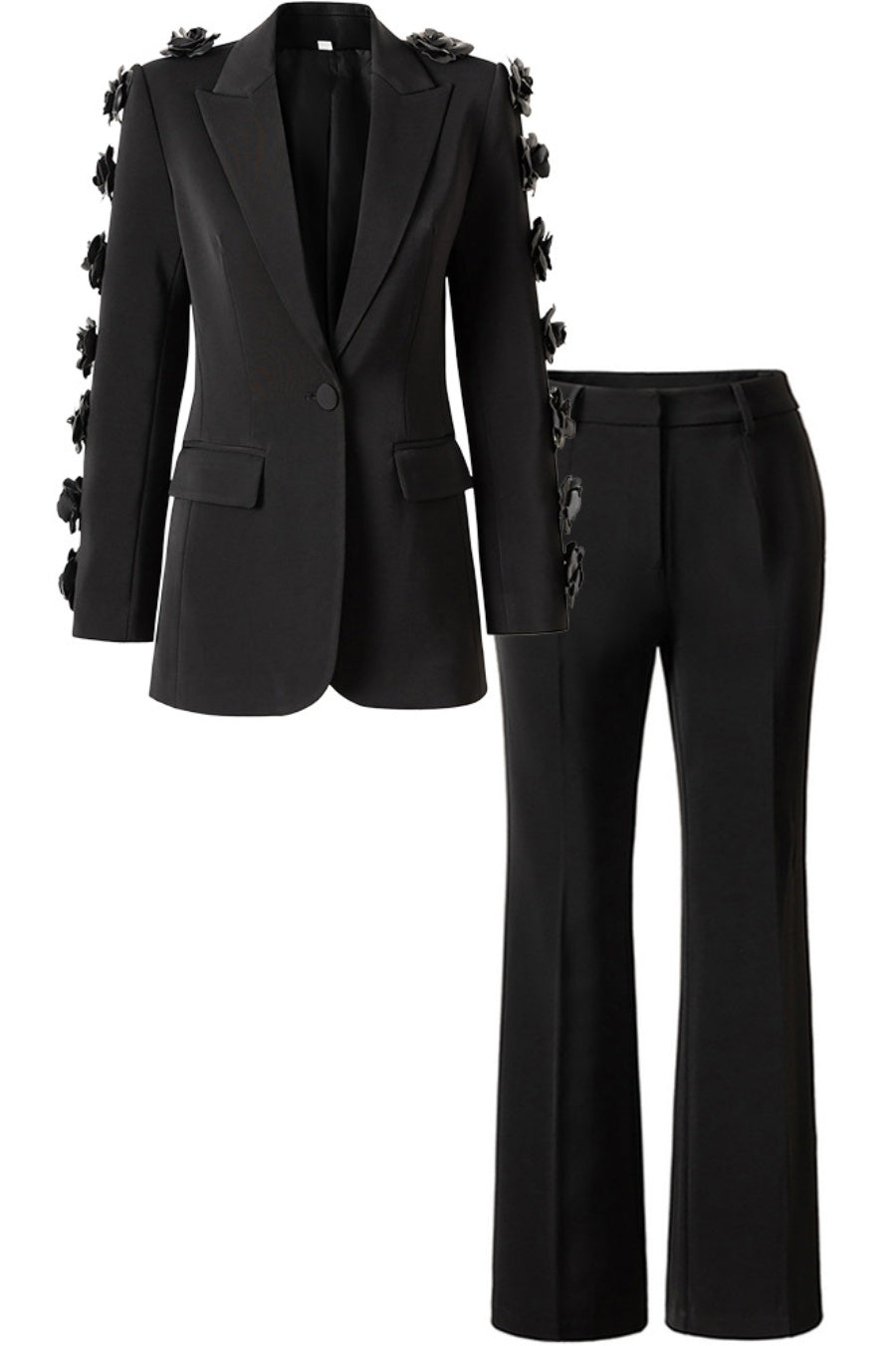 ELISE FLORAL BLAZER TWO-PIECE SET, PARTY READY