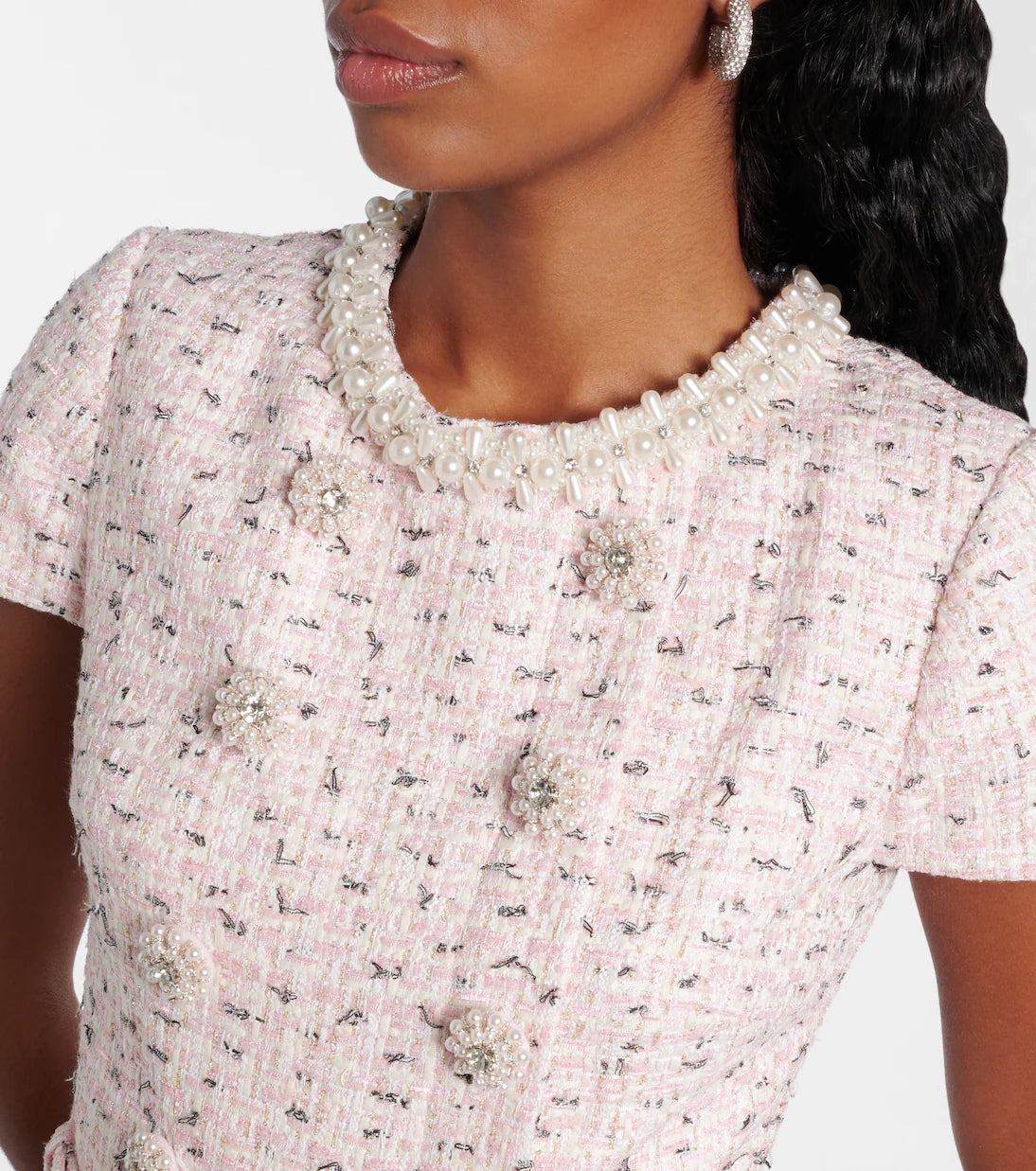SEQUIN BOUCLÉ MINI DRESS – PARTY NIGHT