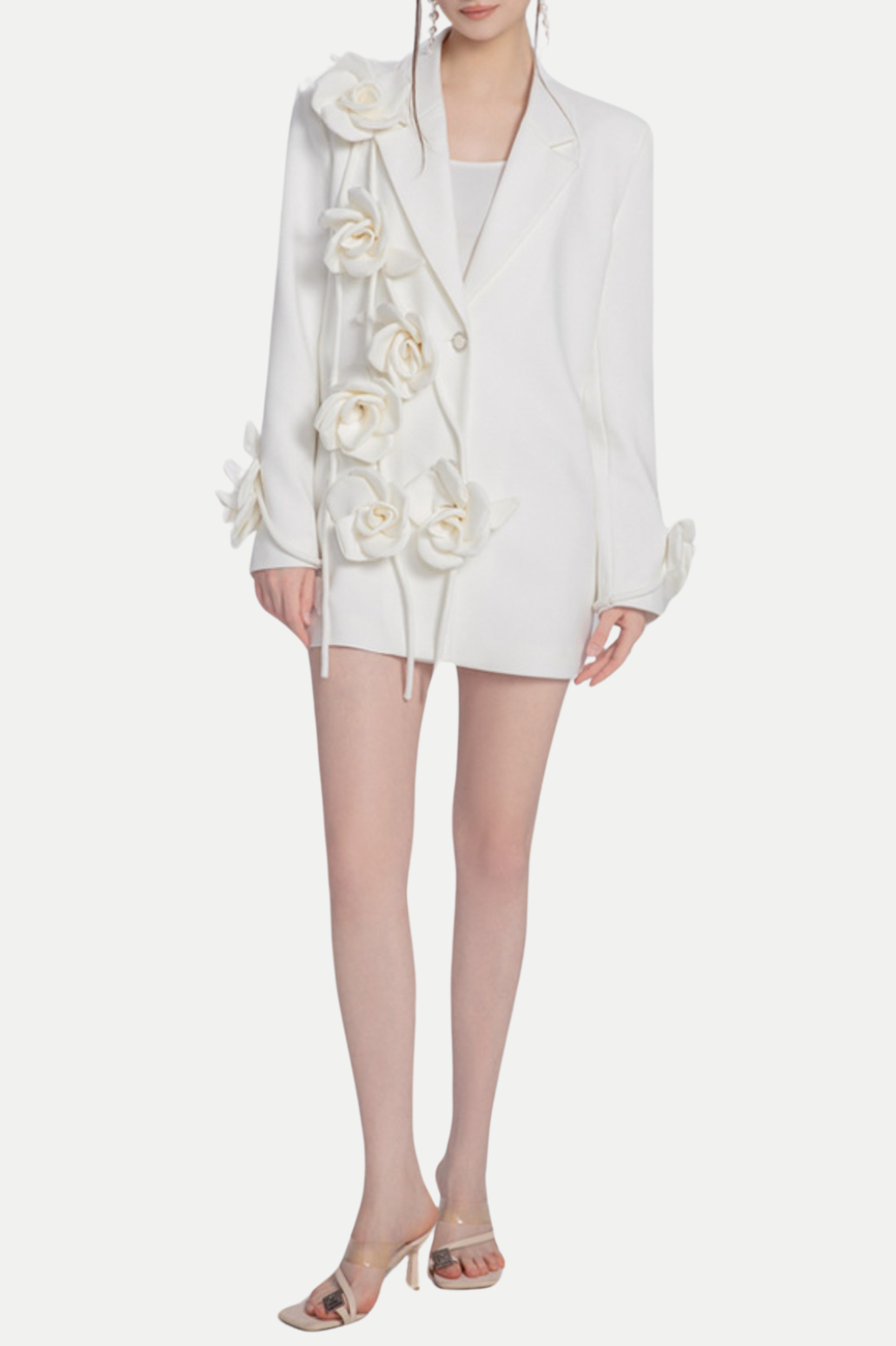 ENIRA FLORAL FRINGE BLAZER JACKET FOR PARTY