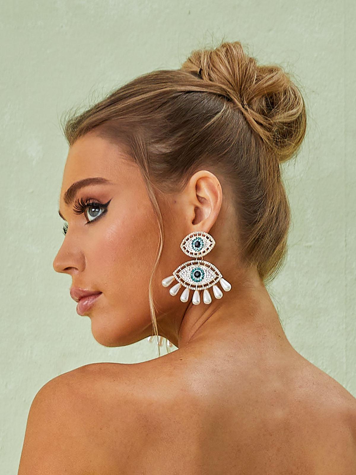 PEARL DROP EARRINGS FOR WEDDING CHIC