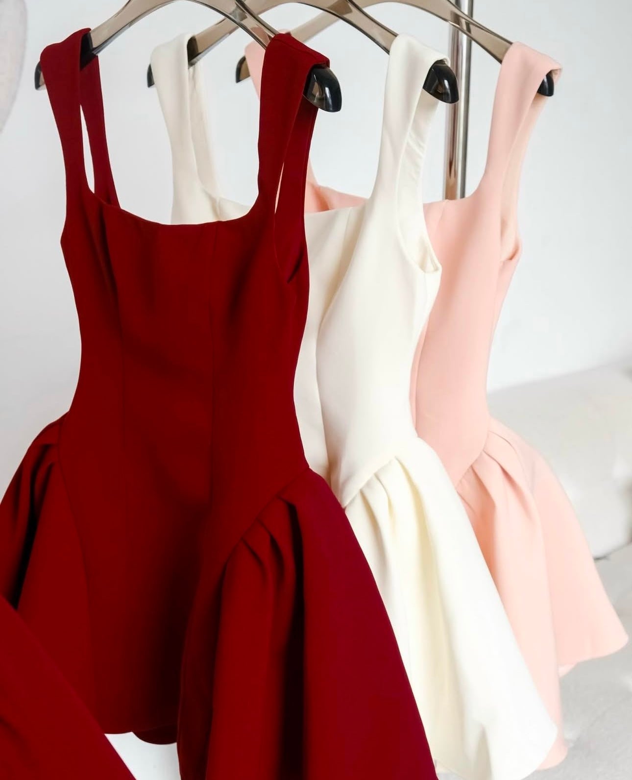 ANGELIE MINI DRESS FOR PARTY, A-LINE SILHOUETTE