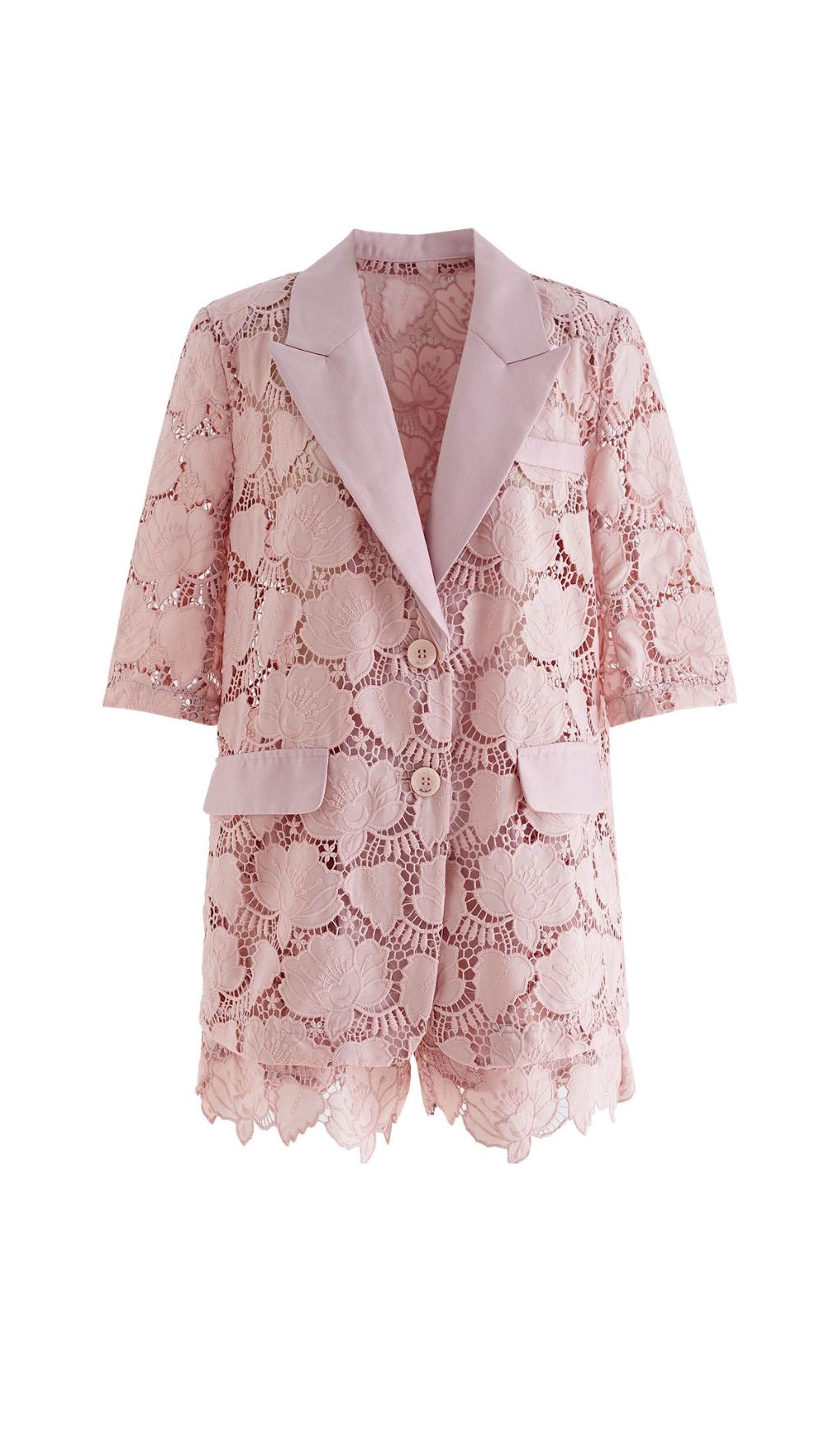 FLORALCUTWORKJACKETDRESSSETINPINK6 FLORAL CUTWORK JACKET DRESS SET PINK WEDDING