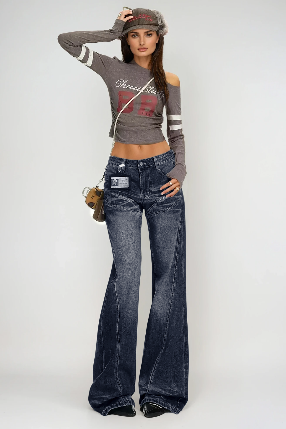 PRIMA BLEACHED BOOTCUT JEANS FOR NIGHT OUT