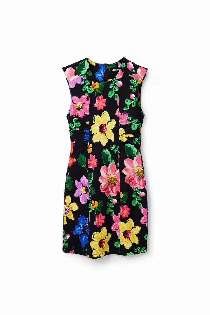 FLORAL LACE MINI DRESS FOR WEDDING GUEST