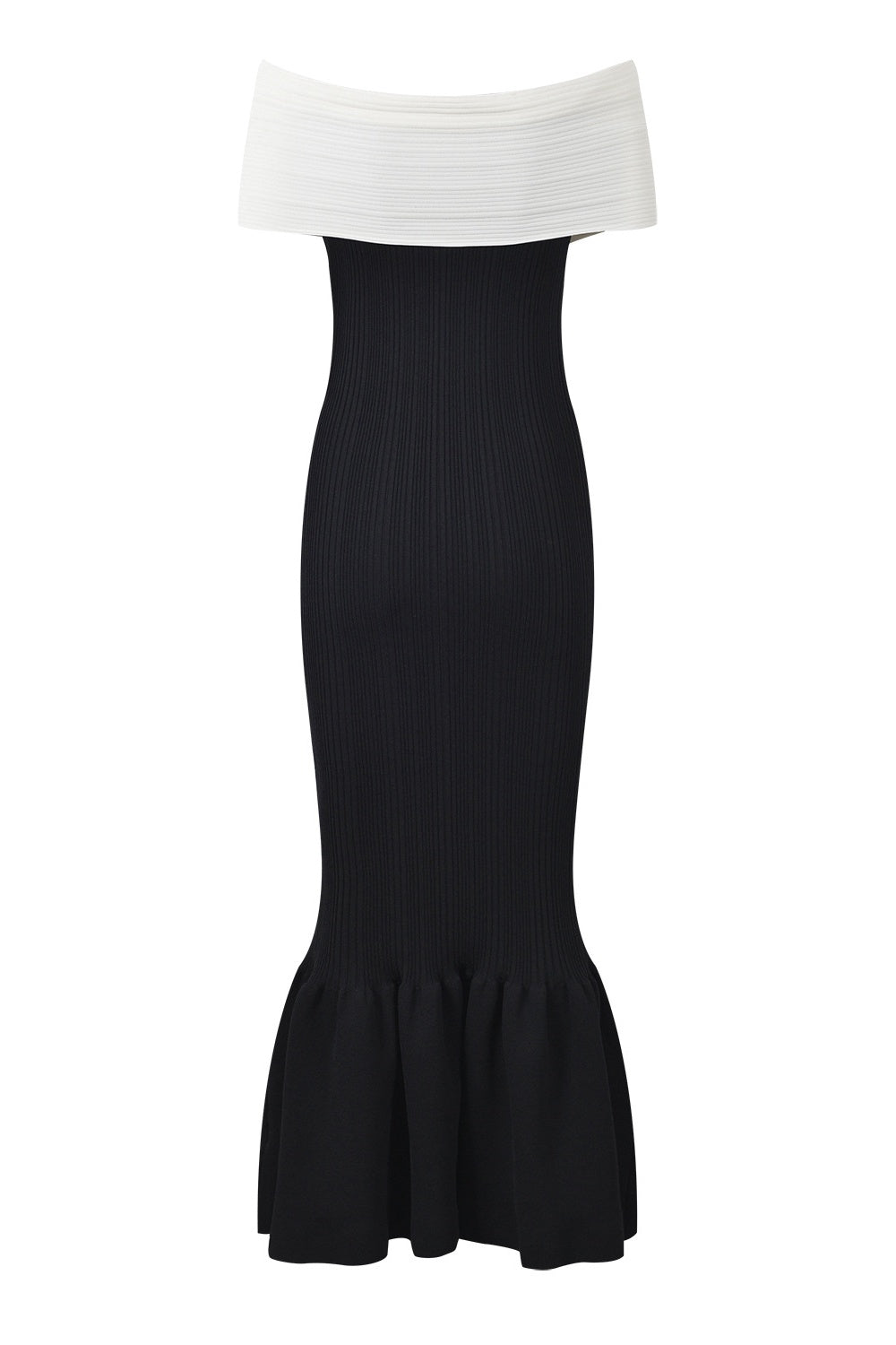 FREDER OFF-SHOULDER BOW MIDI DRESS FOR PARTY