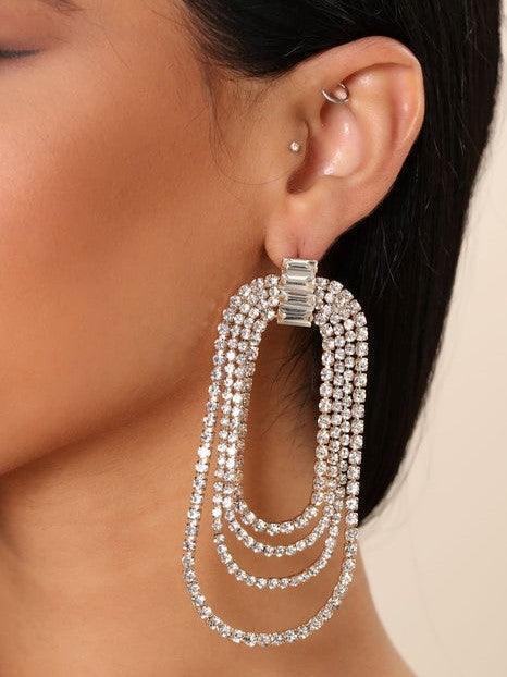 GenevaDiamanteArchEarrings_5 GENEVA DIAMANTE ARCH HOOPS FOR EVENING