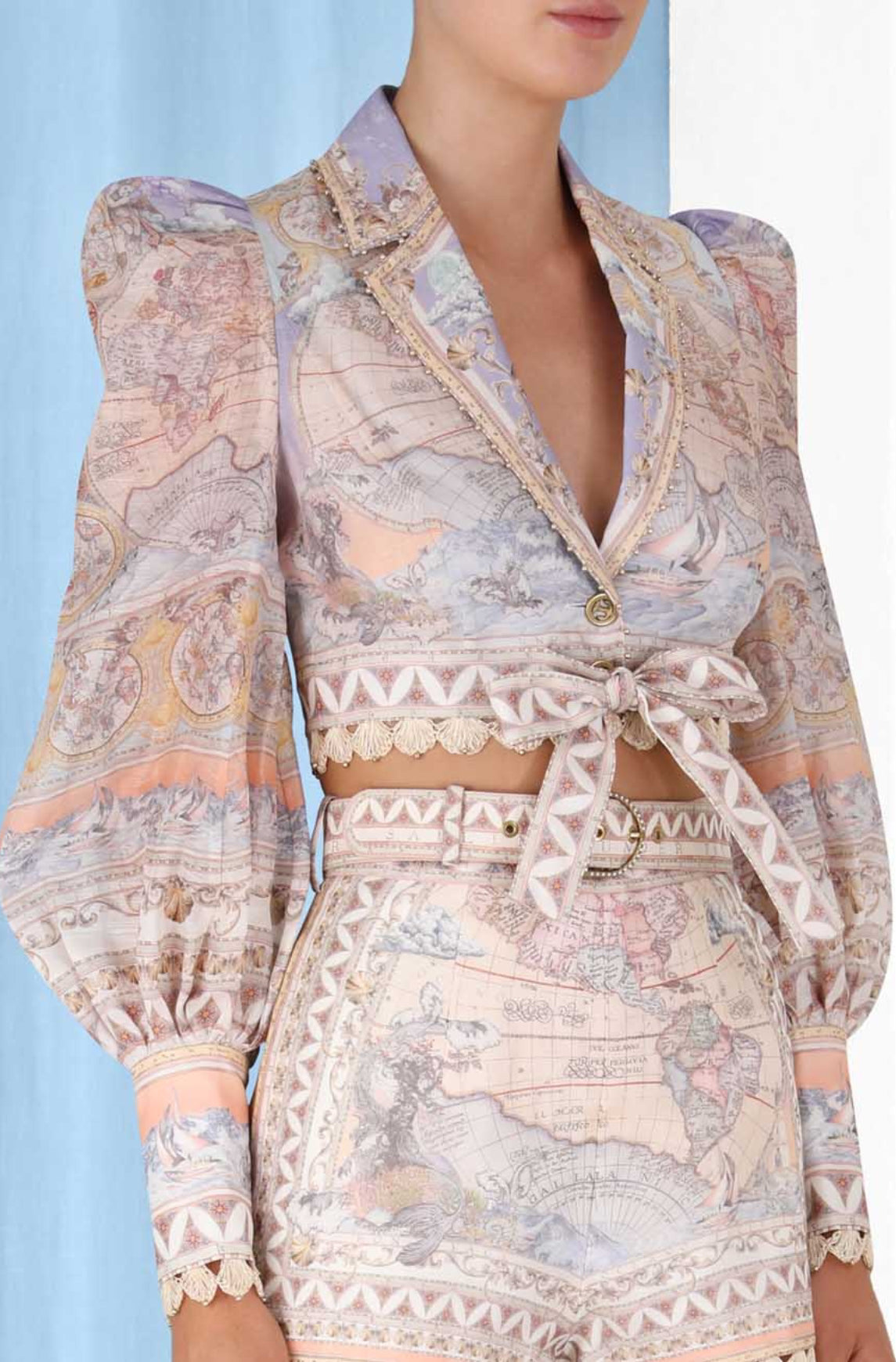 HIGH TIDE CROPPED SHIRT BEACH NIGHT OUT