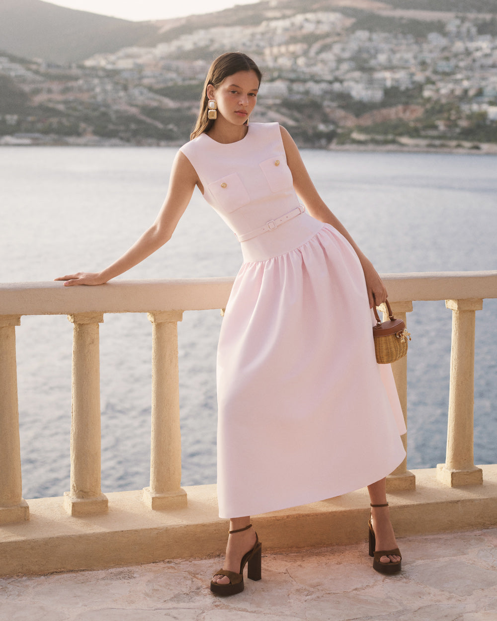 JOCELYN BOWKNOT STRAPLESS MAXI DRESS - BLACK