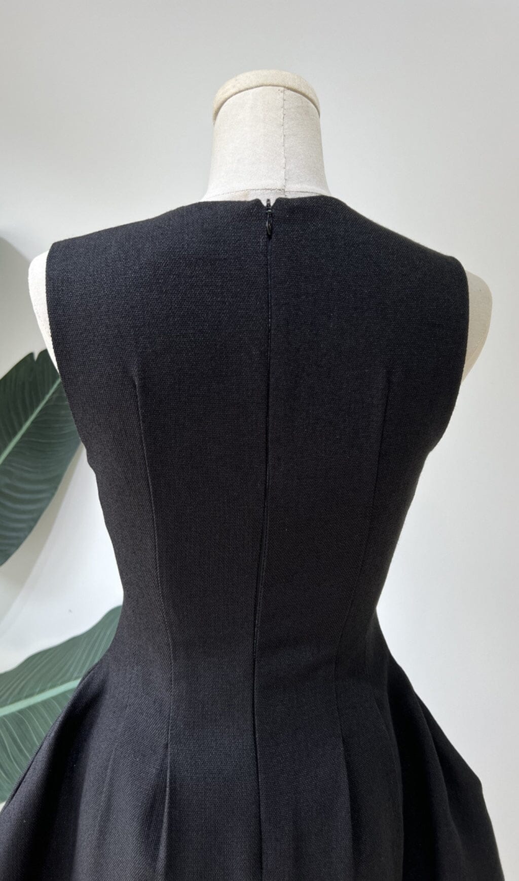 HOLLOW HIGH WAIST A-LINE PARTY DRESS