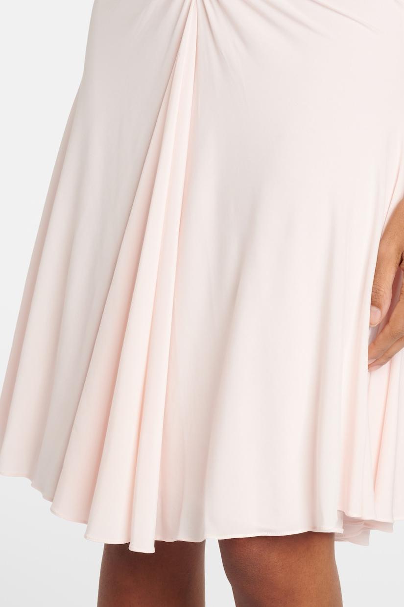 HIRAKU RUCHED MIDI DRESS FOR WEDDING GUEST