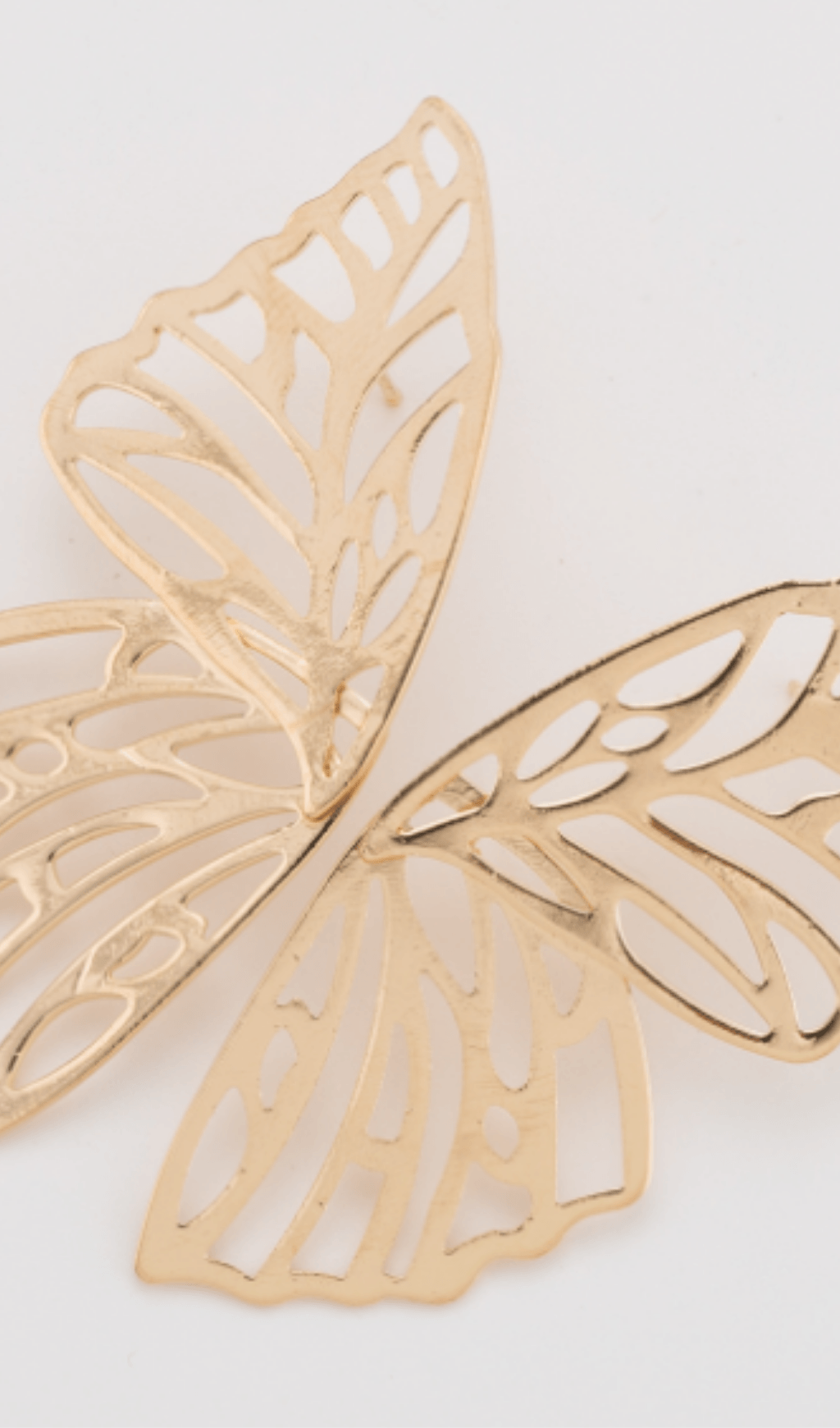 HOLLOW BUTTERFLY ALLOY EARRINGS FOR PARTY