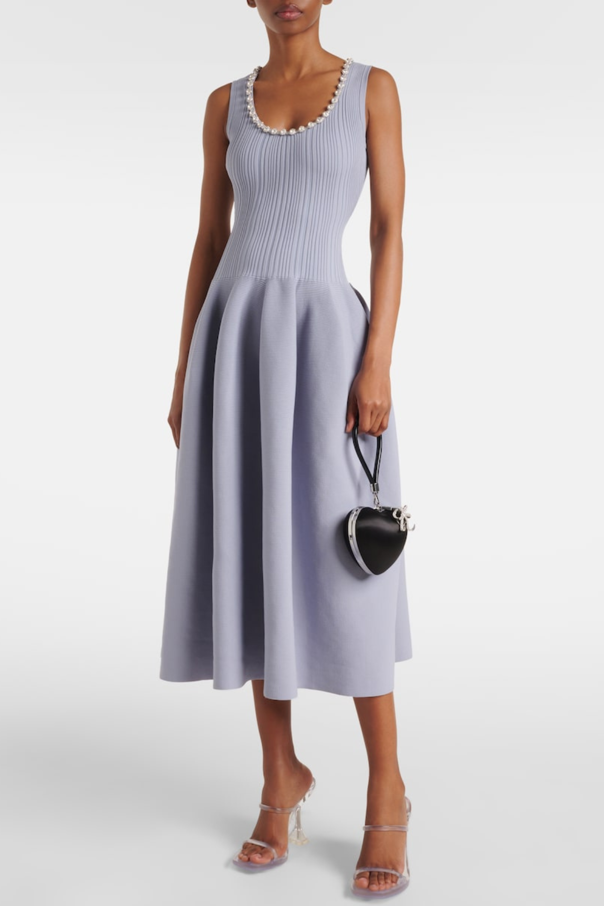 HoxoCrystalEmbellishedKnitMidiDress2 HOXO CRYSTAL KNIT MIDI DRESS FOR EVENTS