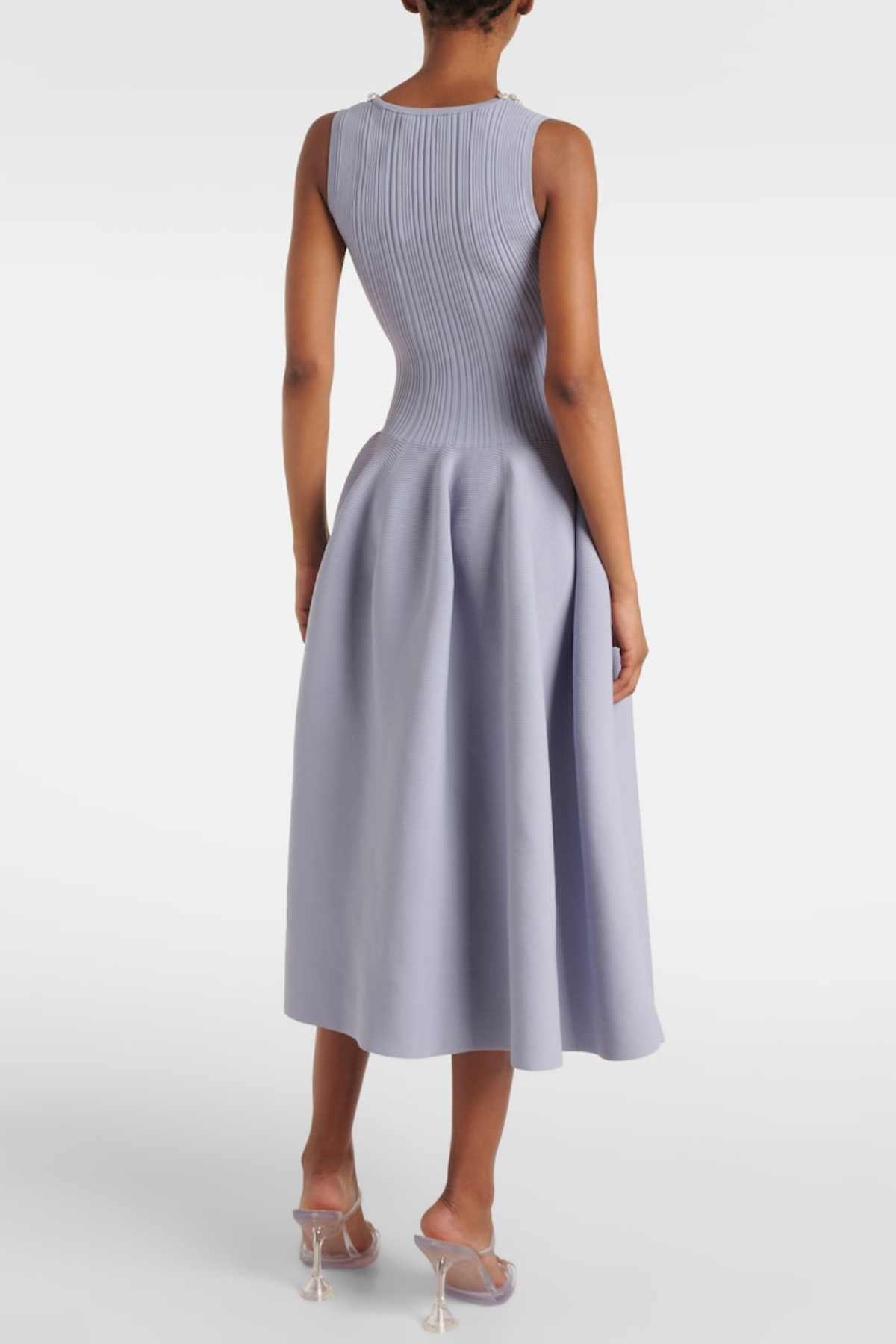 HOXO CRYSTAL KNIT MIDI DRESS FOR EVENTS