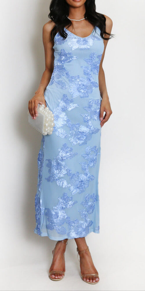 Floral Lace Lined Cami Midi Dress Floral Lace Lined Cami Midi Dress