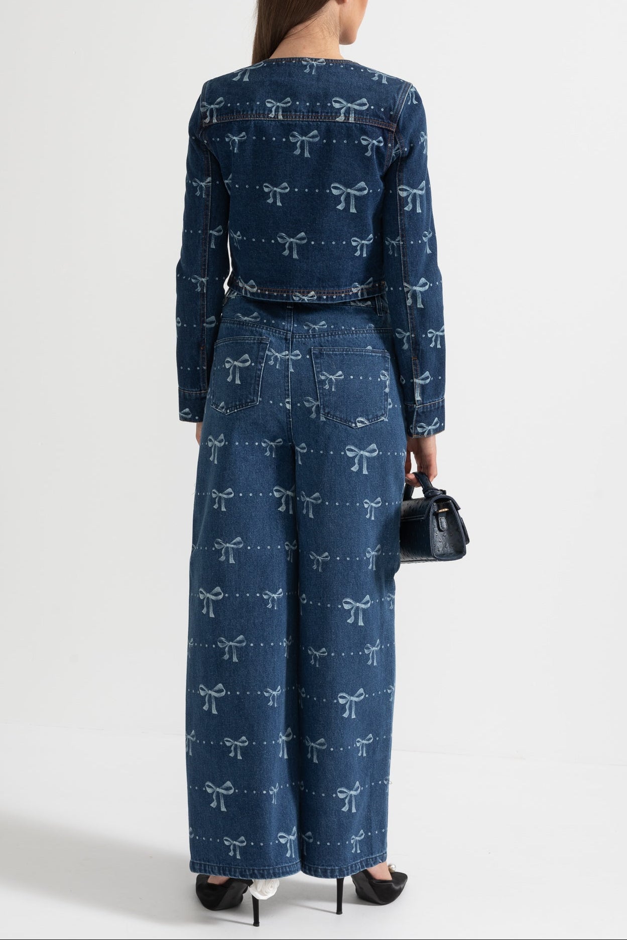 ALISA BLUE LONG SLEEVE DENIM JACKET