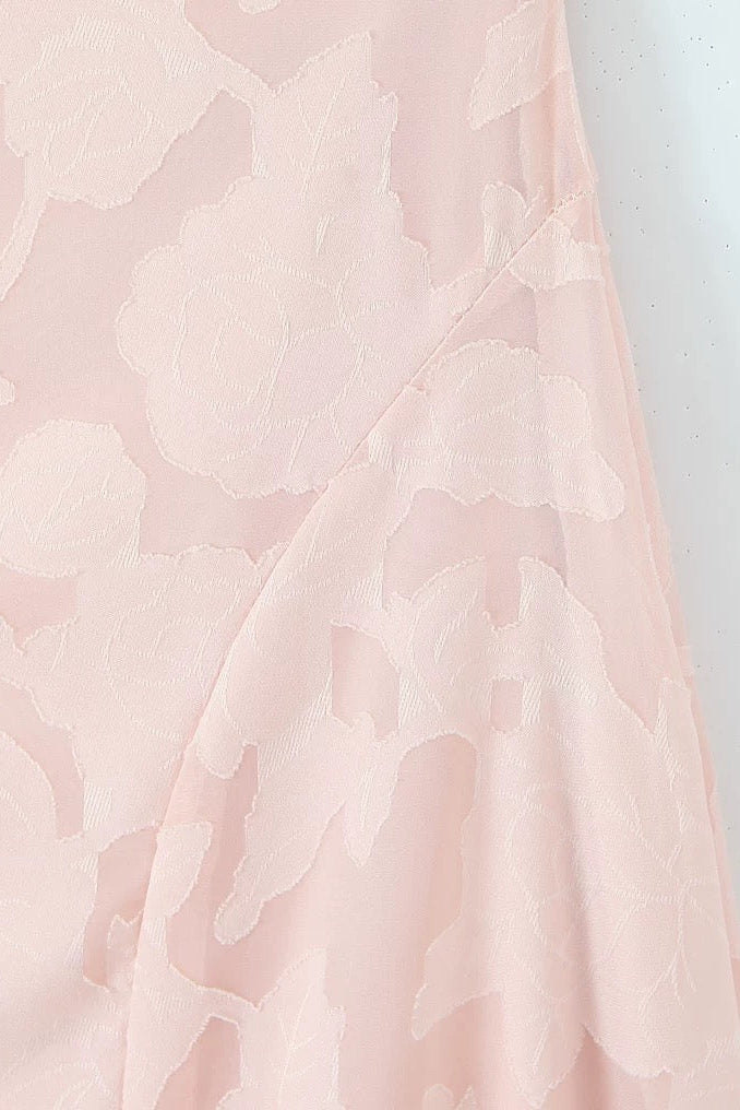 BARDOT BLUSH MAXI DRESS, ROMANTIC WEDDING GUEST