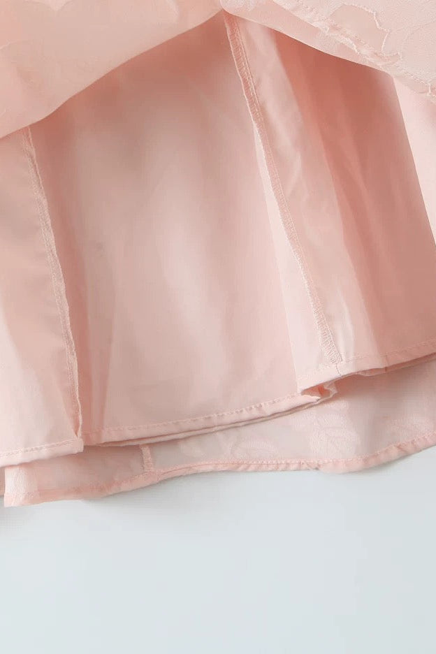 BARDOT BLUSH MAXI DRESS, ROMANTIC WEDDING GUEST