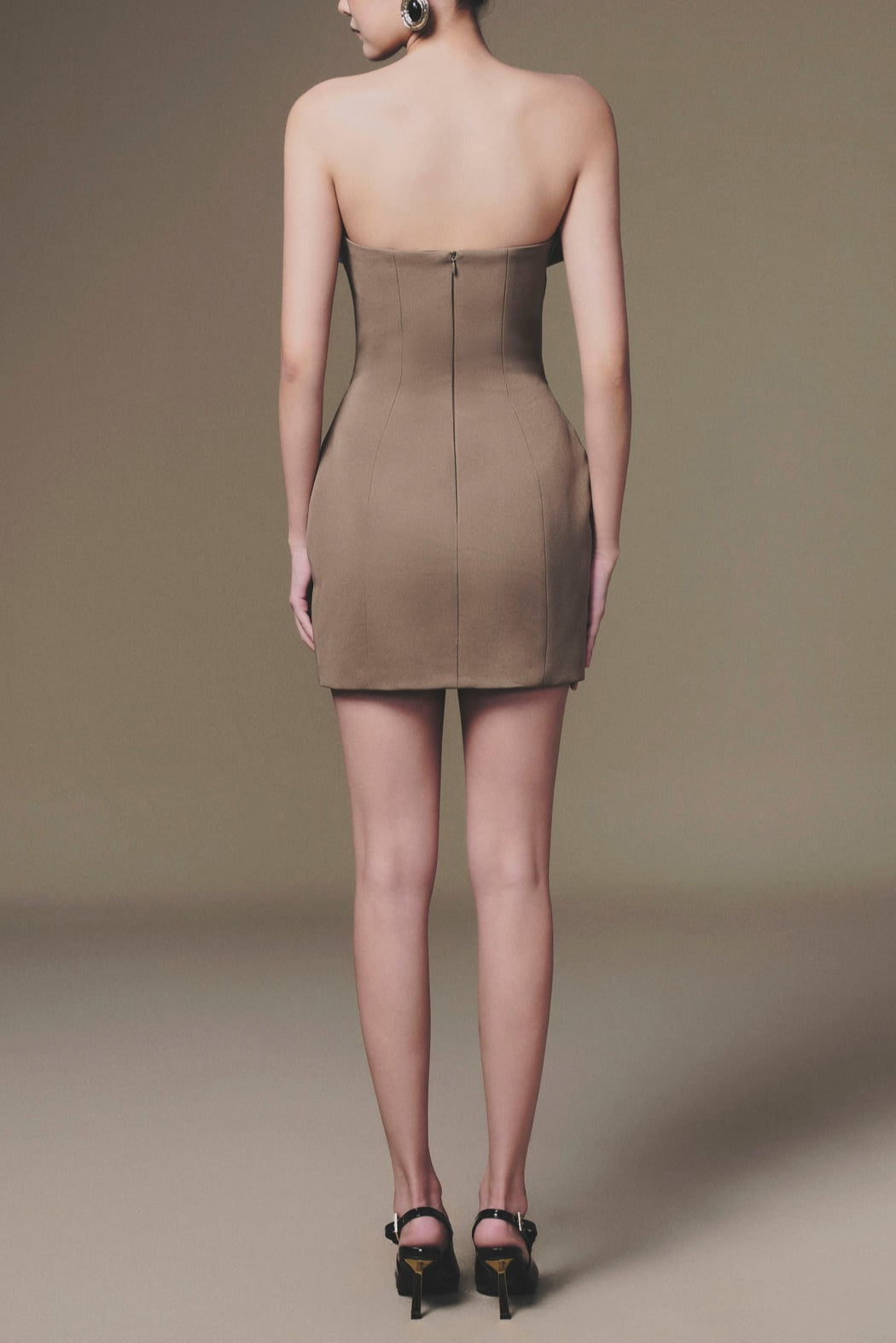 3D FLOWER BUSTIER MINI DRESS, COCKTAIL PARTY