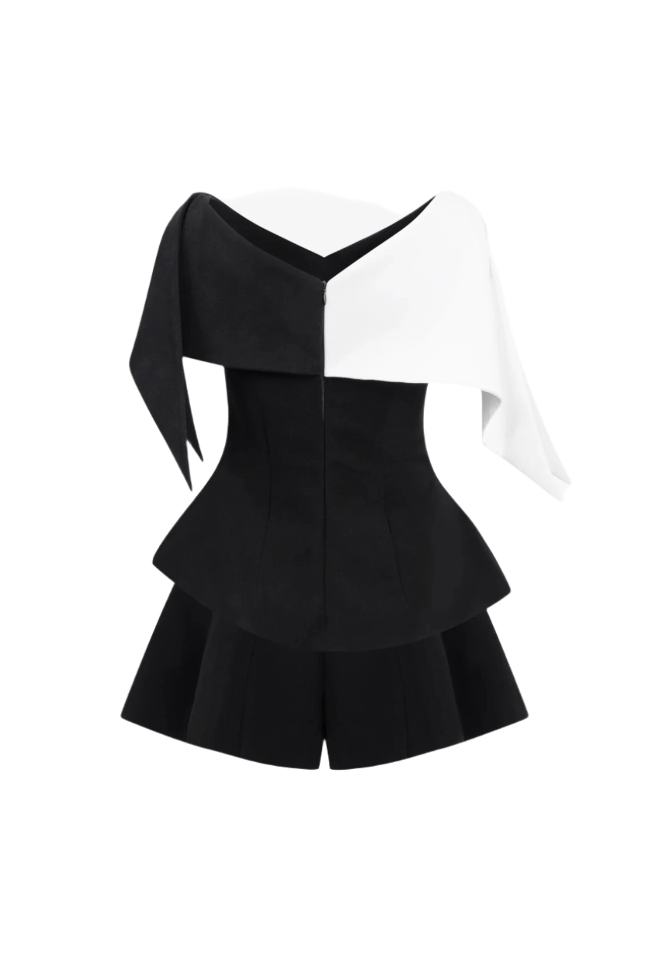 TWO-TONE WIDE LEG SHORTS SET FOR VACATION