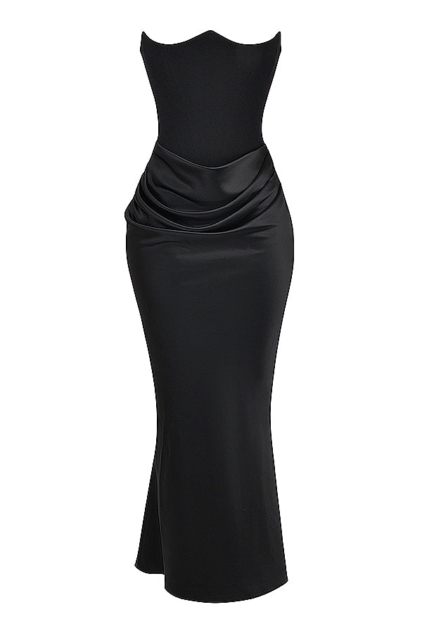 ISABELLE CORSET MAXI DRESS EVENING SILHOUETTE
