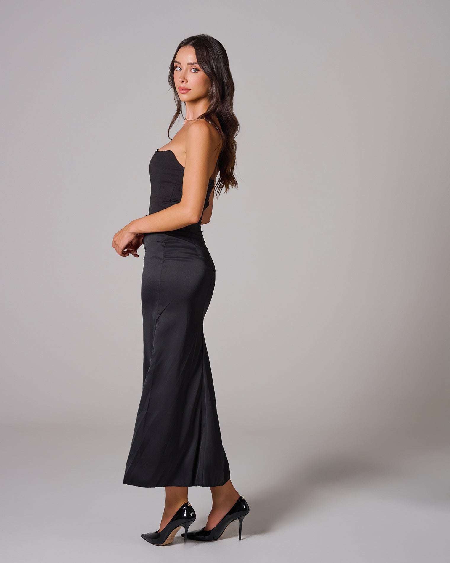 ISABELLE CORSET MAXI DRESS EVENING SILHOUETTE
