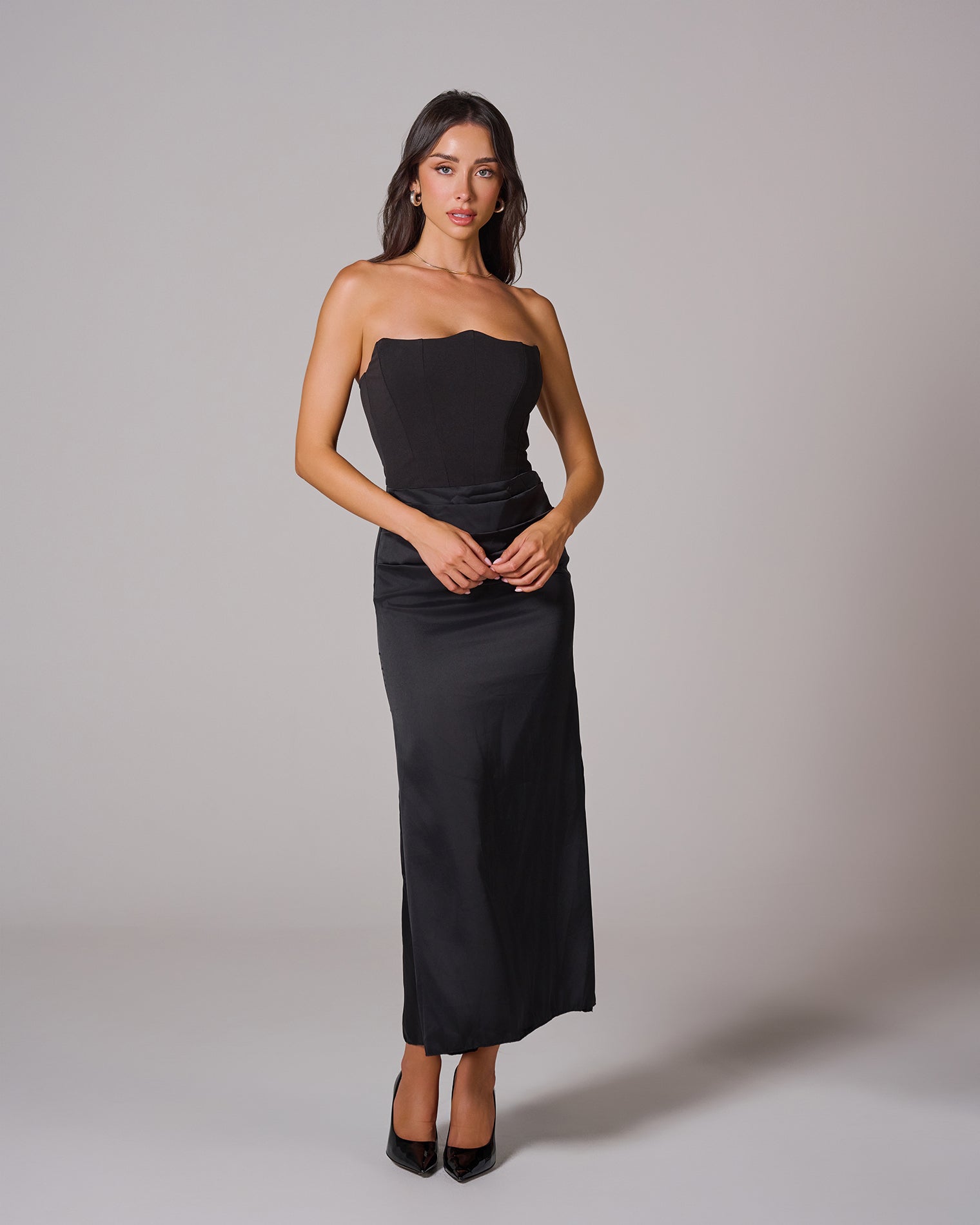ISABELLE CORSET MAXI DRESS EVENING SILHOUETTE