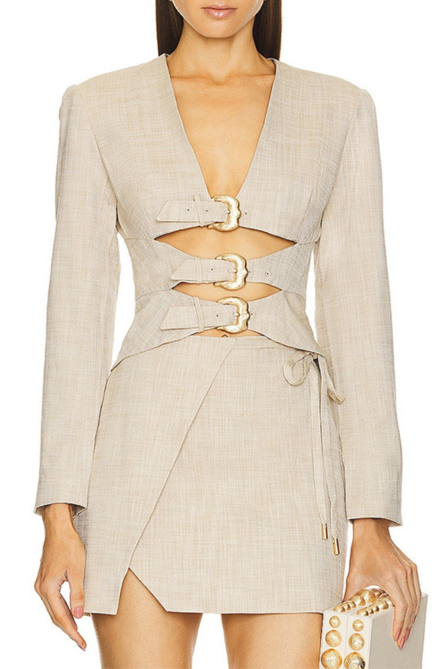 INDIRA CUTOUT BLAZER DRESS FOR EVENTS