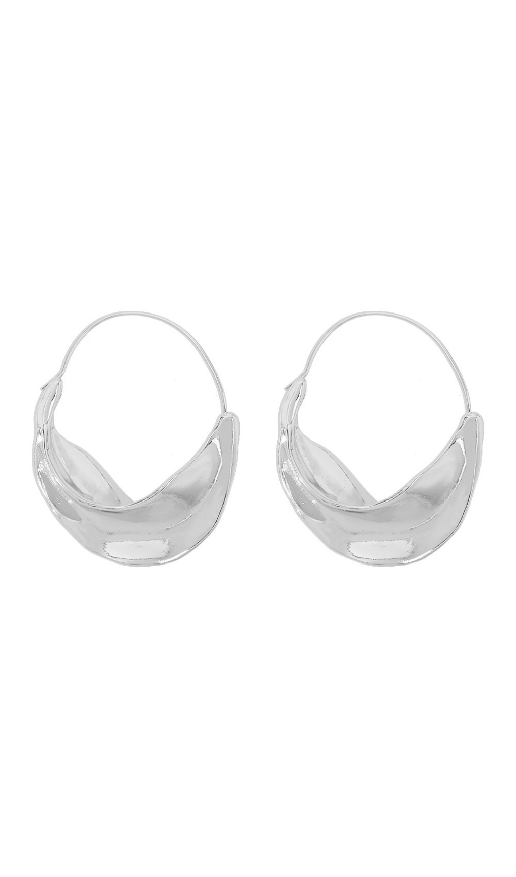 IRREGULAR LEAF DROP EARRINGS FOR WEDDING