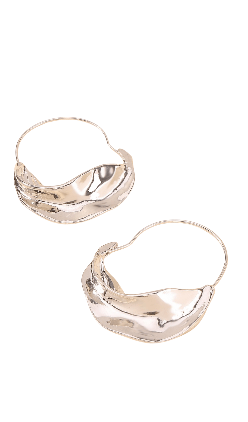 IRREGULAR LEAF DROP EARRINGS FOR WEDDING
