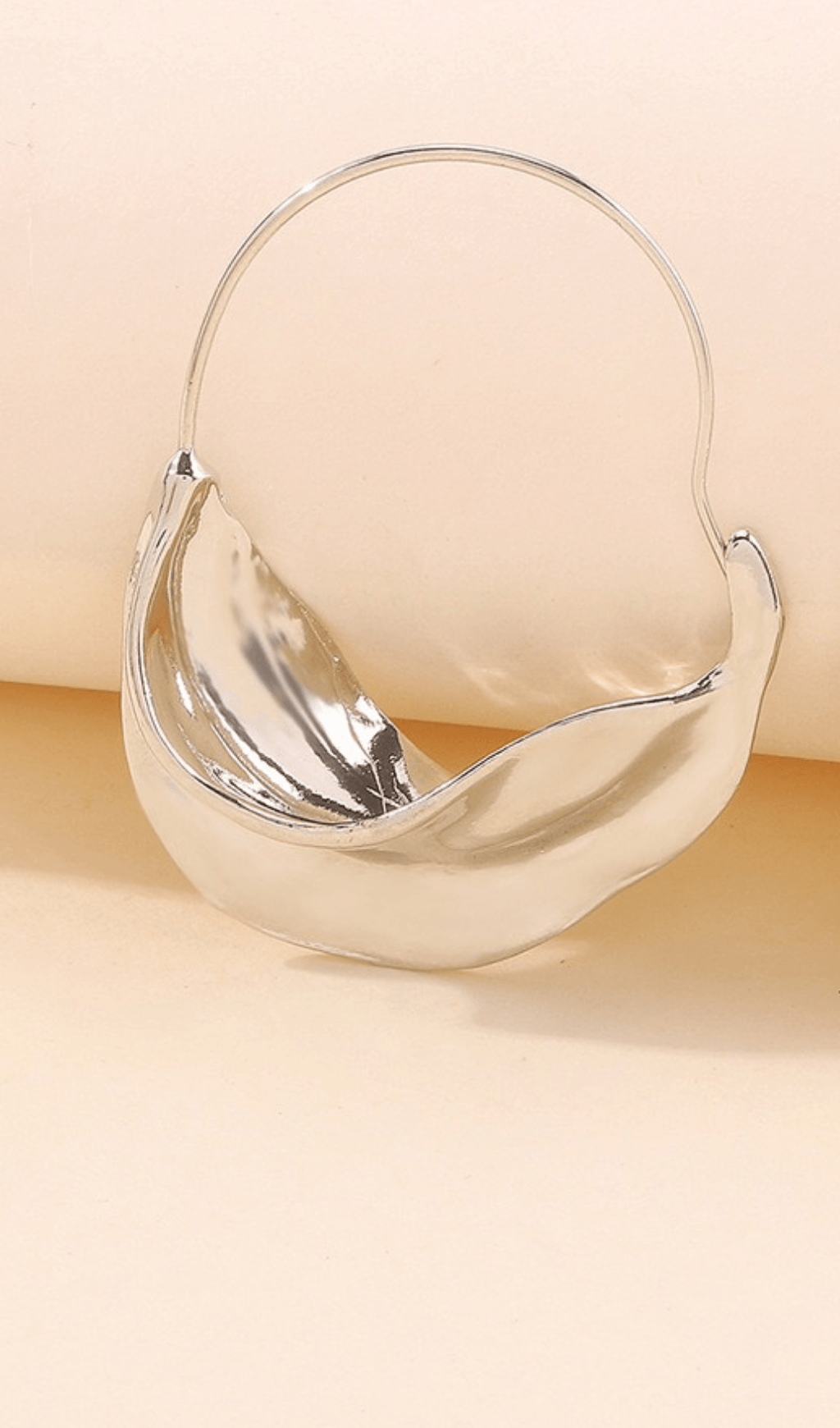 IRREGULAR LEAF DROP EARRINGS FOR WEDDING