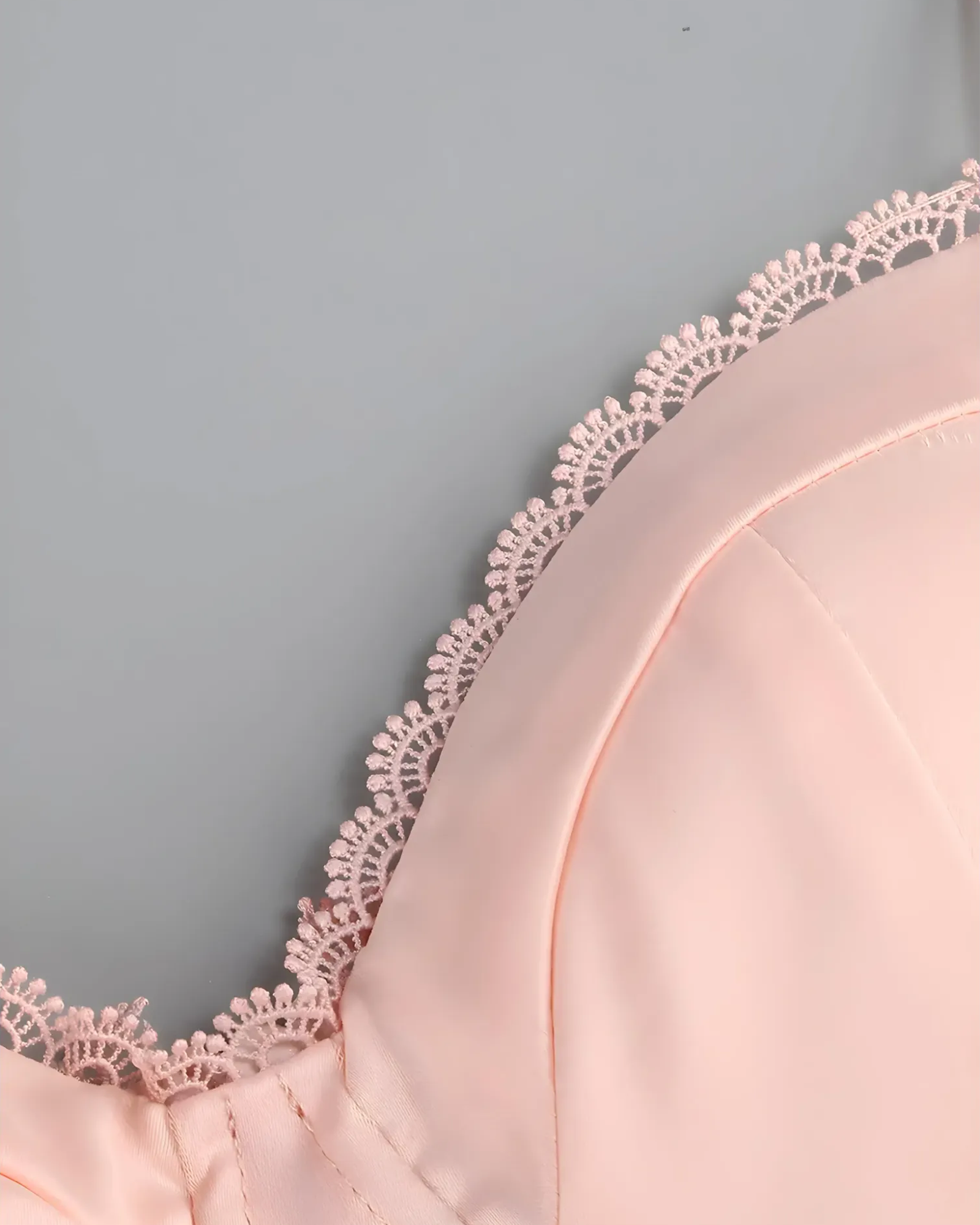 SATIN CORSET TULLE A-LINE MIDI DRESS - BABY PINK