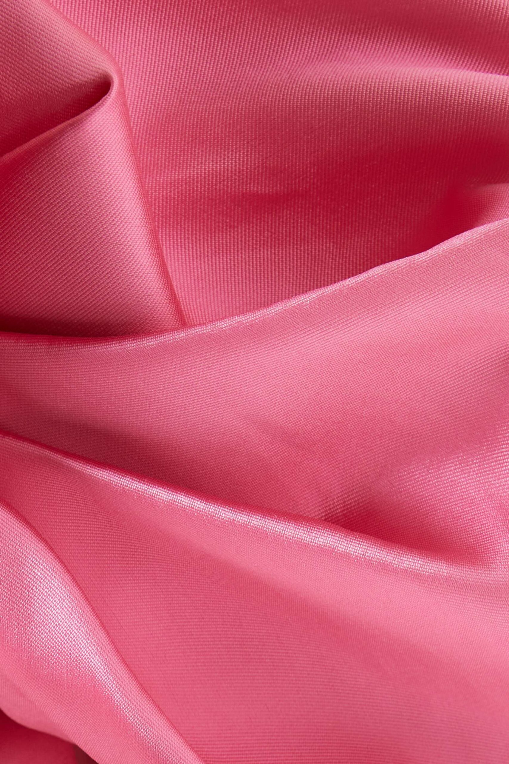 SATIN BOW SLEEVELESS MIDI DRESS FOR EVENTS