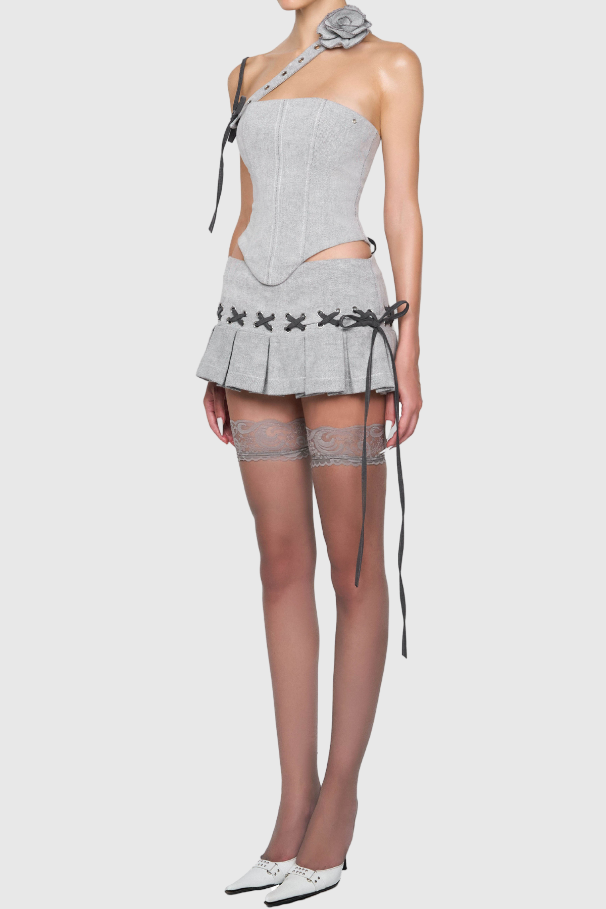 JuliannaFloralLaceUpSet_4 JULIANNA FLORAL LACE UP SET - BOHO PARTY OUTFIT