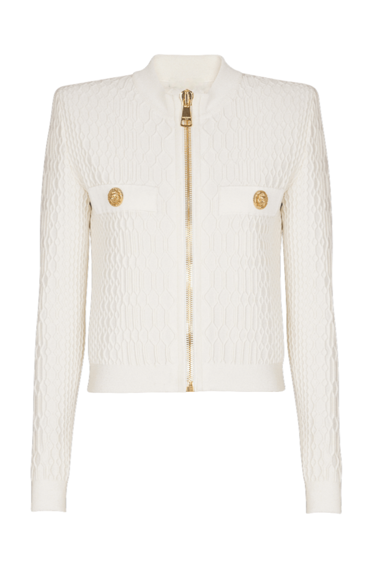 KABIN CROCODILE KNIT TOP WHITE CASUAL
