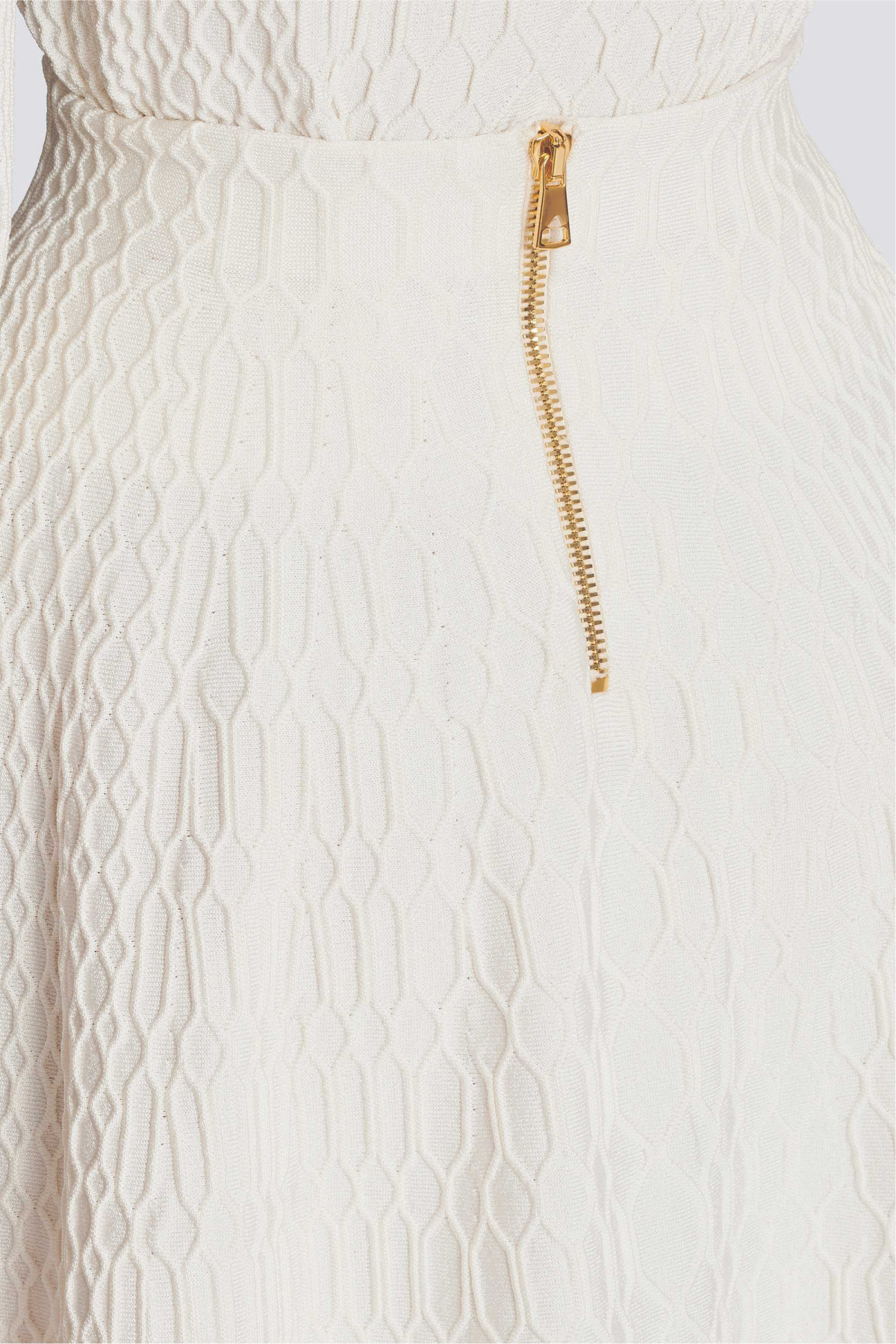 KABIN CROCODILE KNIT TOP WHITE CASUAL