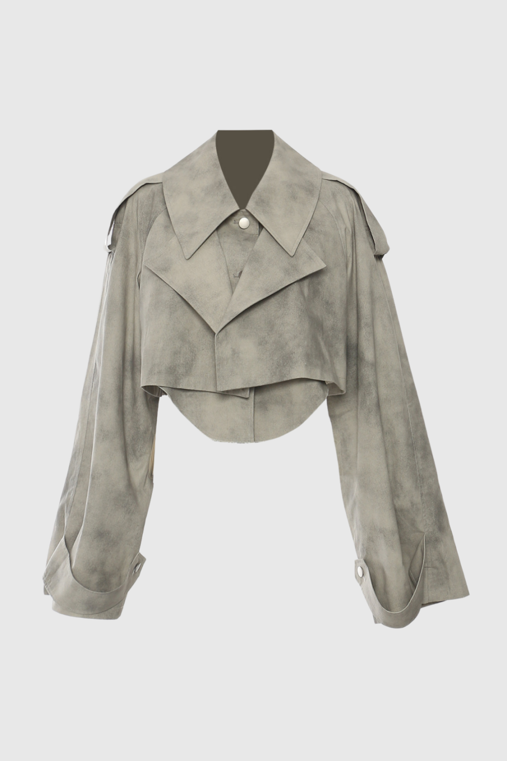 KAITLYN PRINT DECONSTRUCT TRENCH TWO PIECE SET