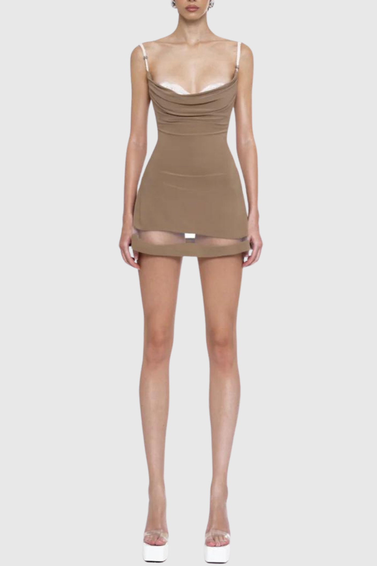 KATALIA LACE PATCHWORK MINI DRESS – BOHO COCKTAIL PARTY