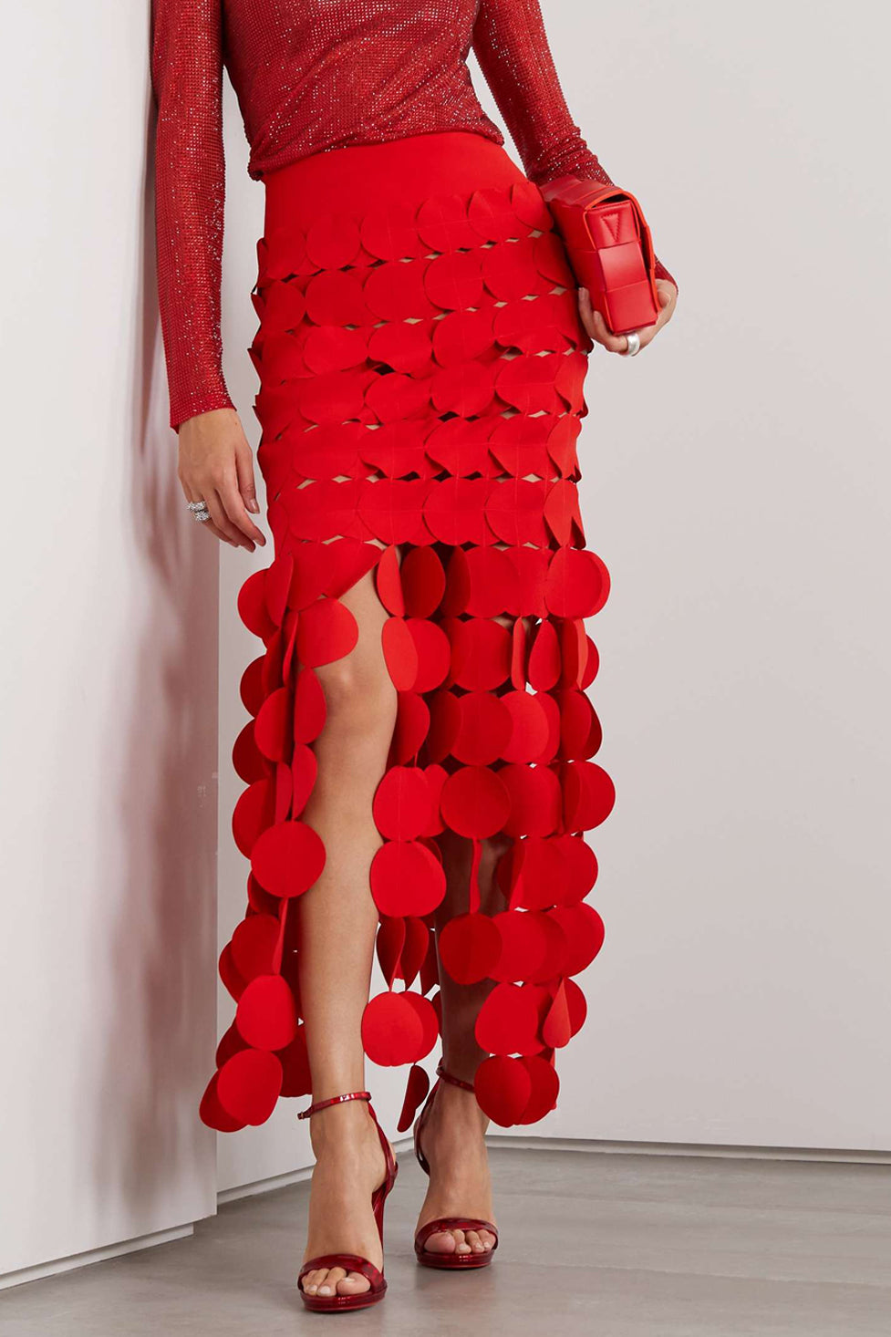 KatelynFringeMidiSkirt-Red_4 KATELYN FRINGE MIDI SKIRT - RED PARTY NIGHT OUT
