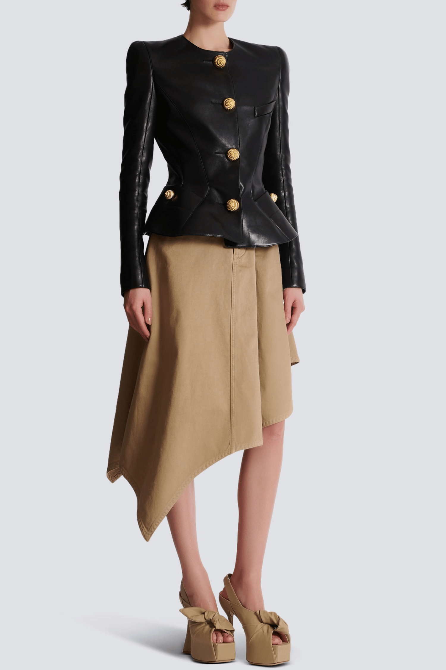KESTER LEATHER BUTTON JACKET FOR CASUAL STYLE