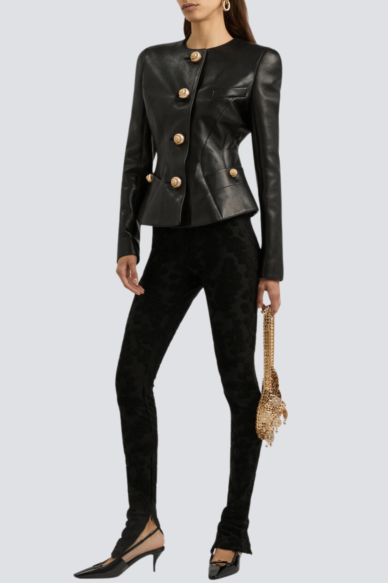 KESTER LEATHER BUTTON JACKET FOR CASUAL STYLE