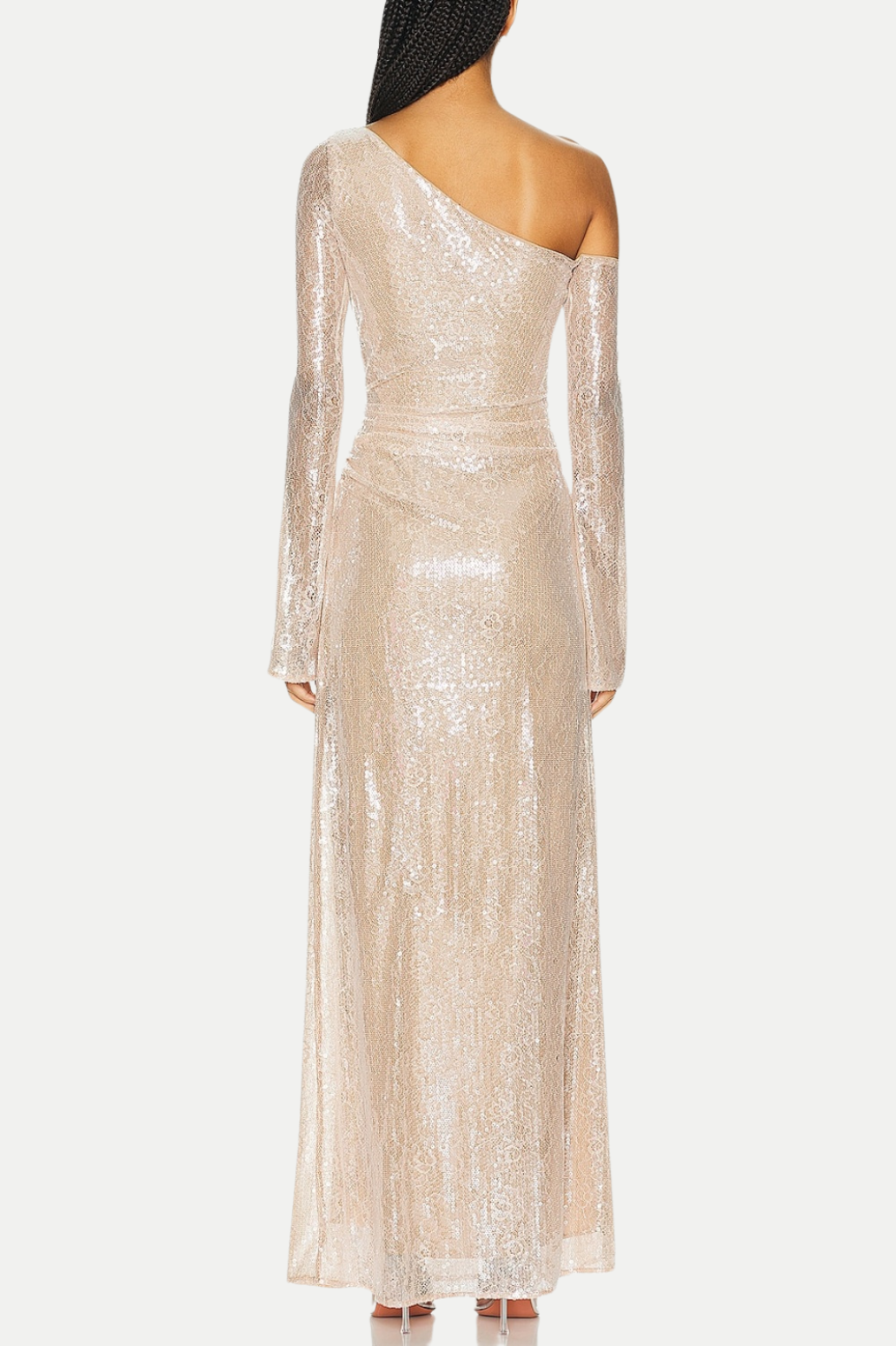 KLUCIA OFF SHOULDER MAXI DRESS, FLORAL SEQUIN PARTY