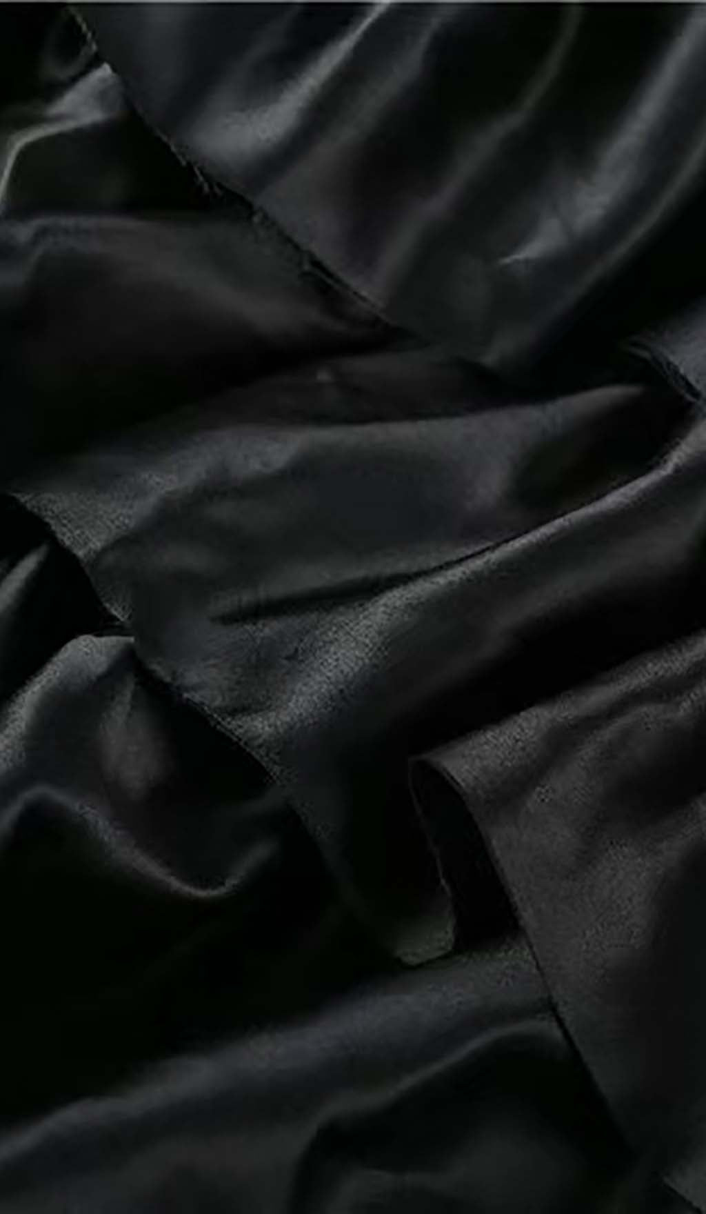 LAYERED BOW MAXI DRESS BLACK FORMAL OCCASION