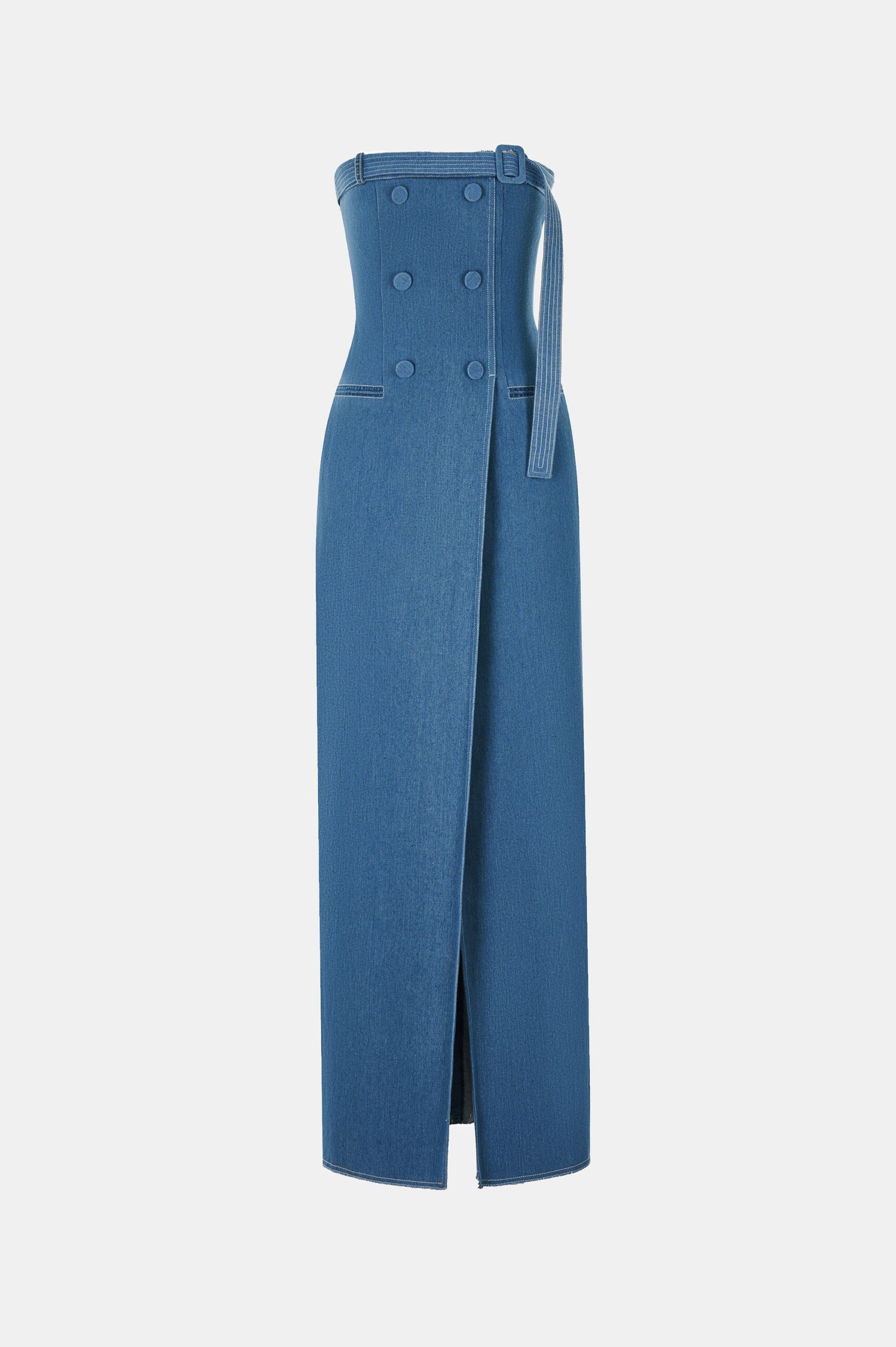 DENIM LONG DRESS, CASUAL SUMMER STYLE