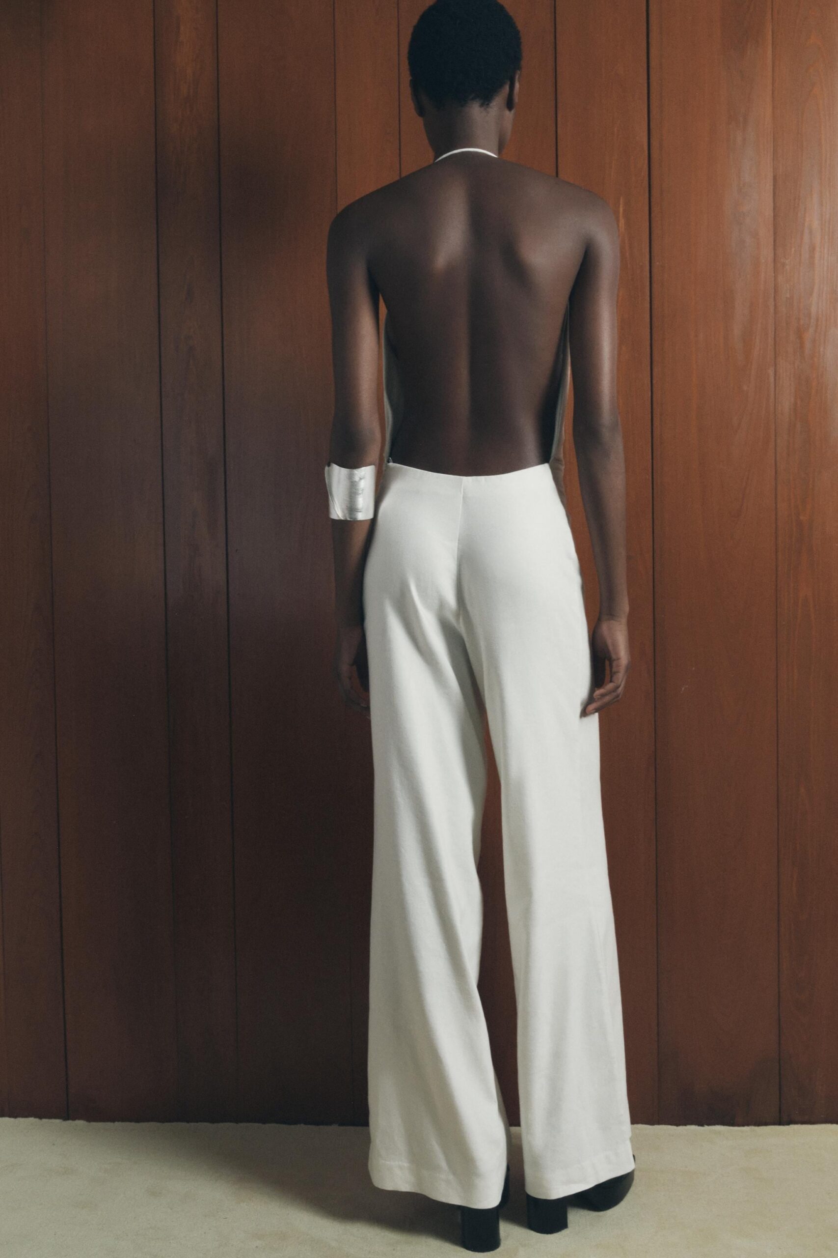 RUSTIC LONG JUMPSUIT FOR WEDDING GUEST