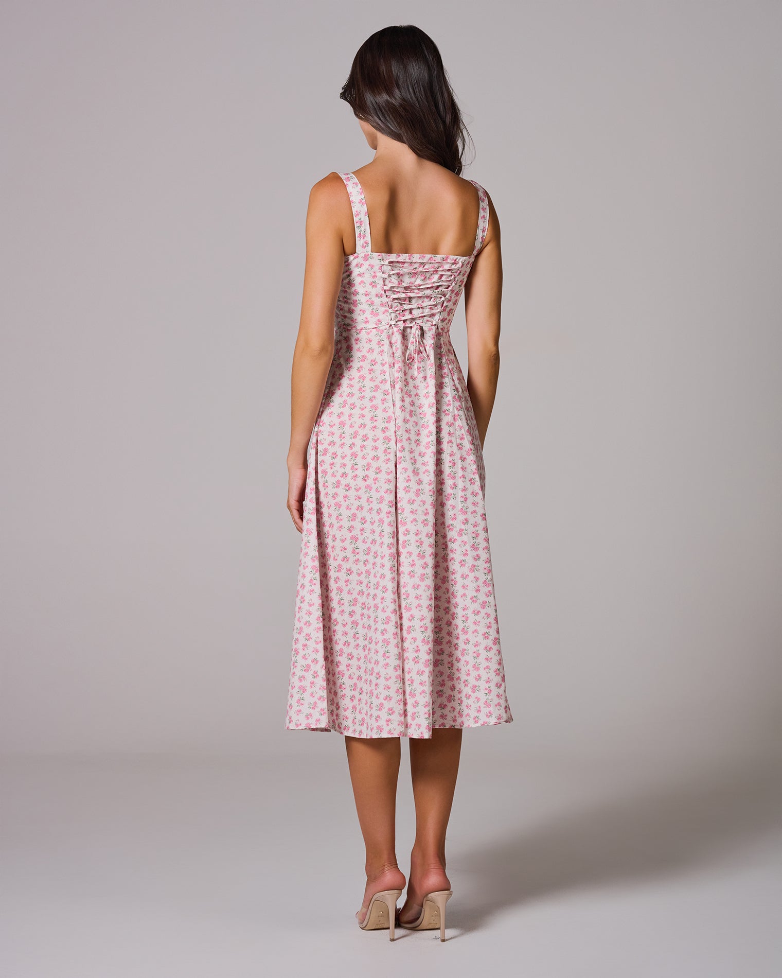LOUISA_ROSEBUD_4 LOUISA BUSTIER MIDI DRESS FOR WEDDING GUEST