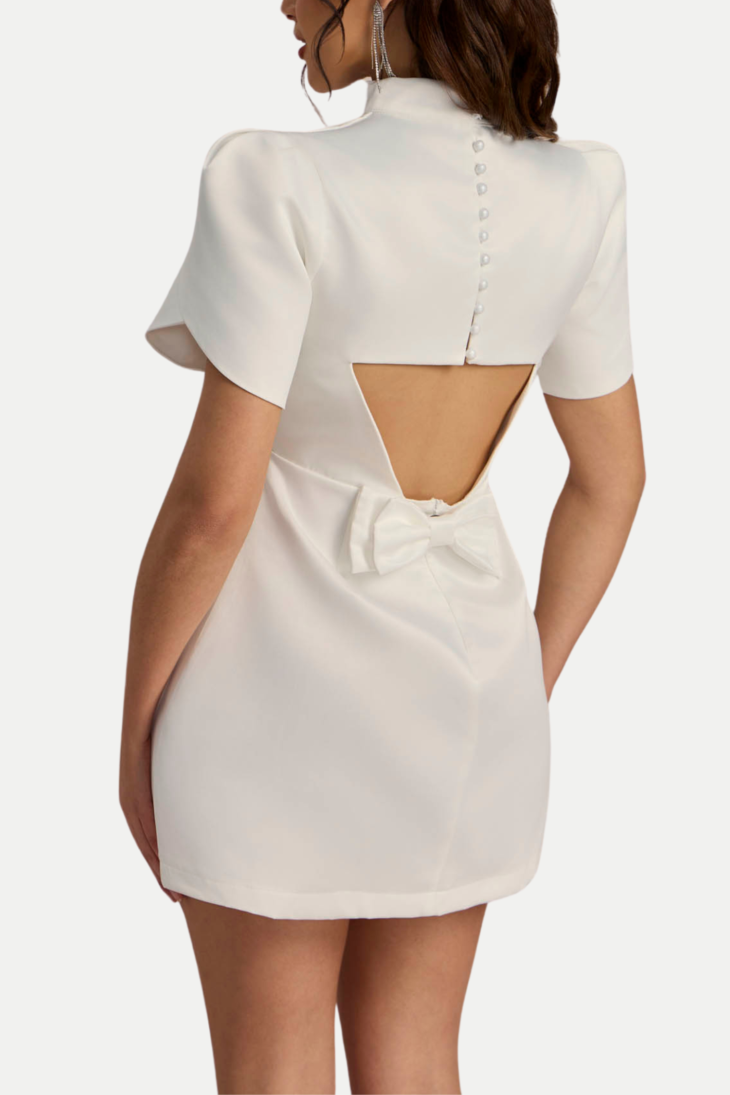 LaganCutoutBowknotMiniDress-White_2 CUTOUT BOW MINI DRESS WHITE FOR PARTY